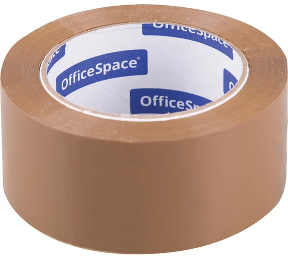 Упаковочная клейкая лента OfficeSpace 48 мм х 100 м, 45 мкм, темная ШК КЛ_18610
