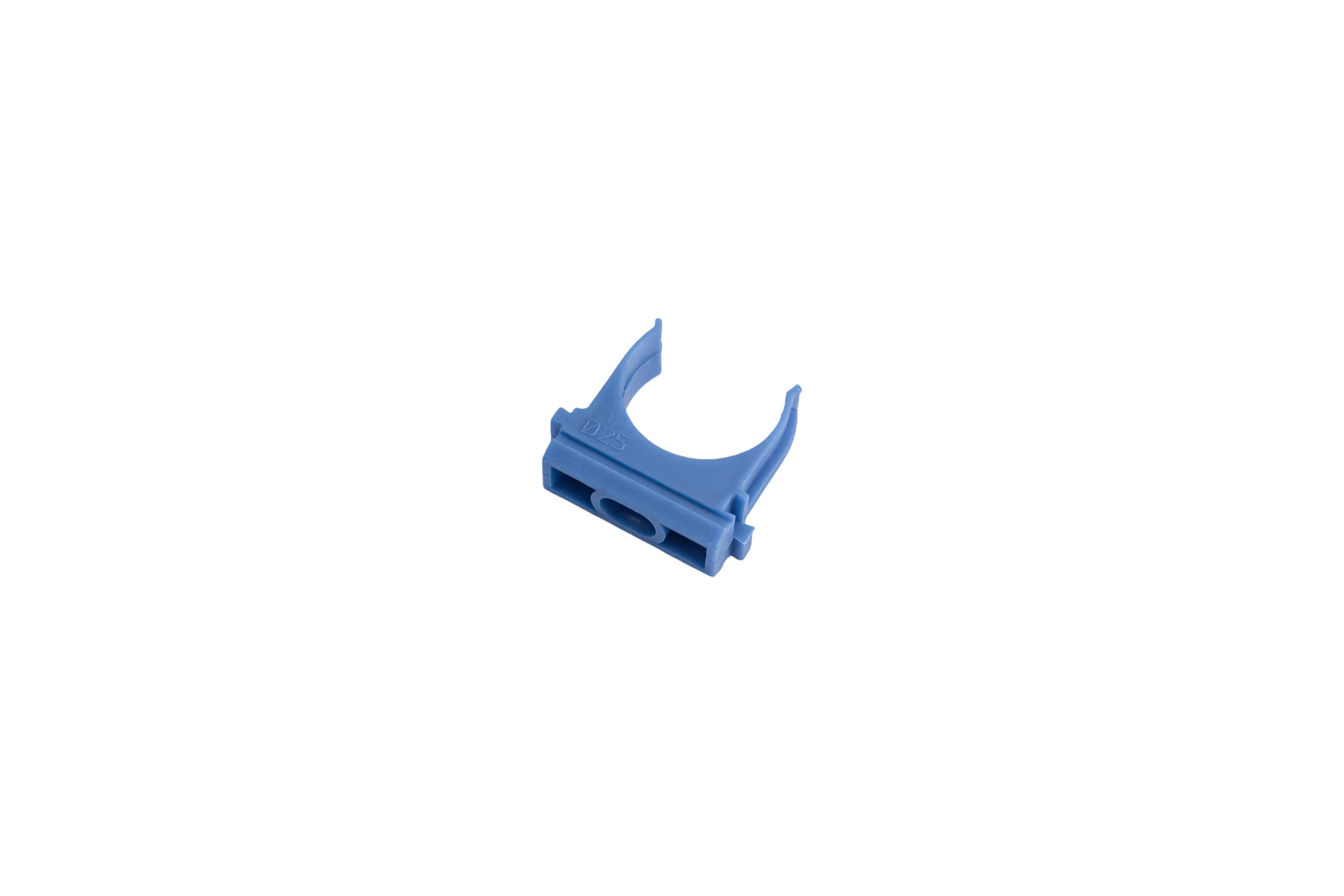 Крепеж-клипса для трубы TDM ELECTRIC ПНД 25 мм, синяя, 10 шт. SQ0405-0133