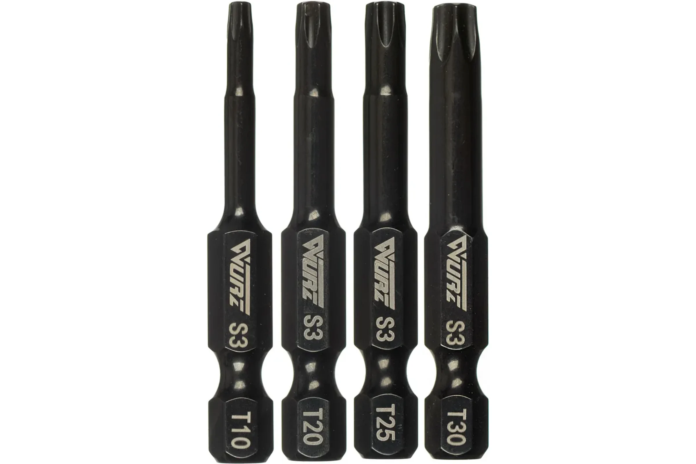 Набор торсионных магнитных бит WURZ 50мм, TORX (T10,T20,T25,T30), 4шт/бл 4269
