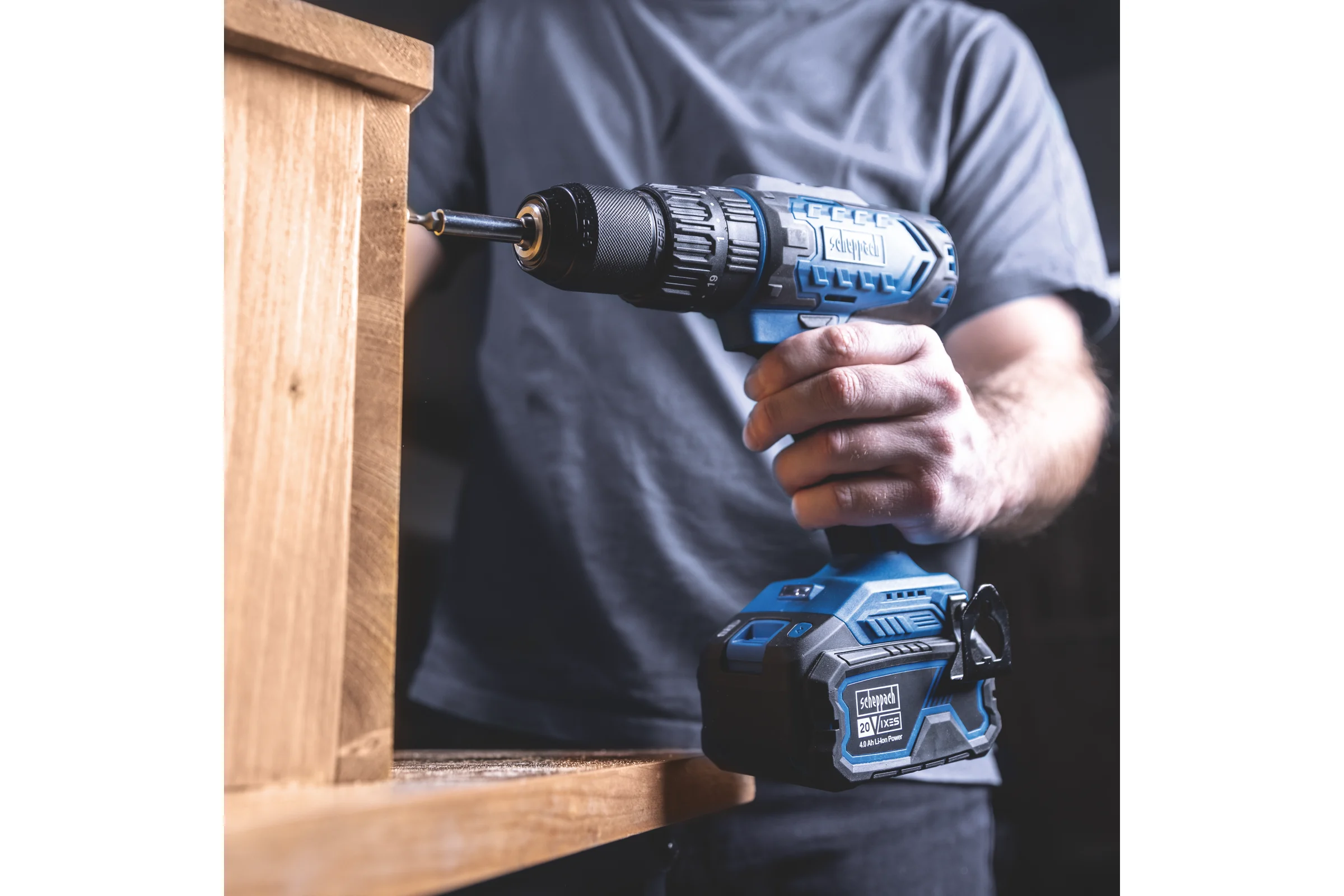 Аккумуляторная ударная дрель C-CD45-X Scheppach без АКБ и ЗУ 5909236900