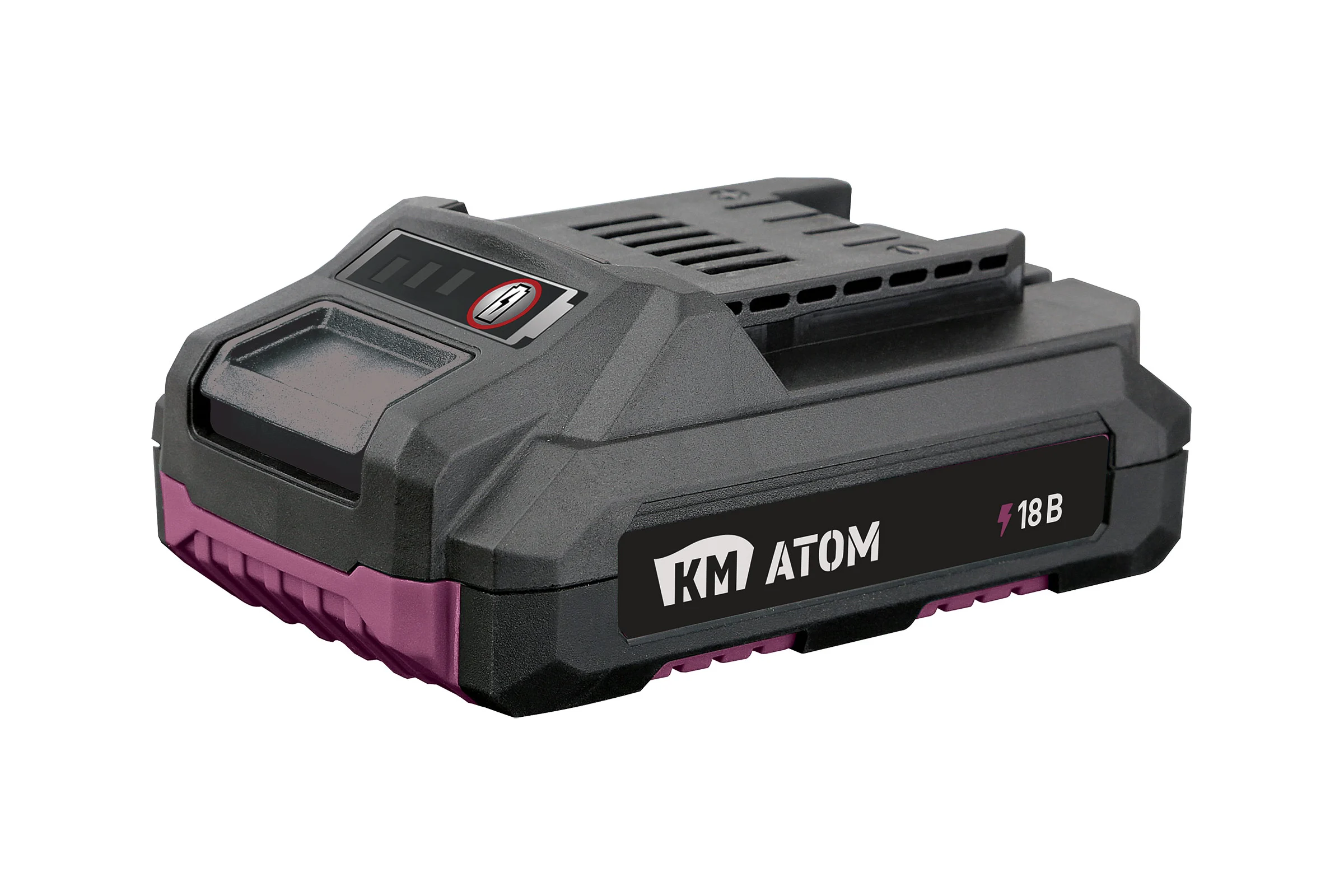Аккумулятор КМ АТОМ, 18В, 2Ач, Li-Ion BLI-18/2,1