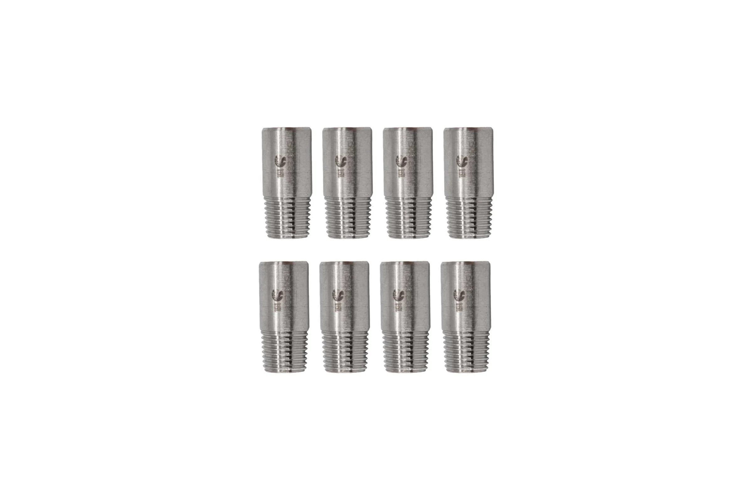 Ниппель приварной NEWKEY нержавеющий, AISI304 DN 8 (1/4), (CF8), PN16, набор 8 шт NAB8-NK-NE8/4