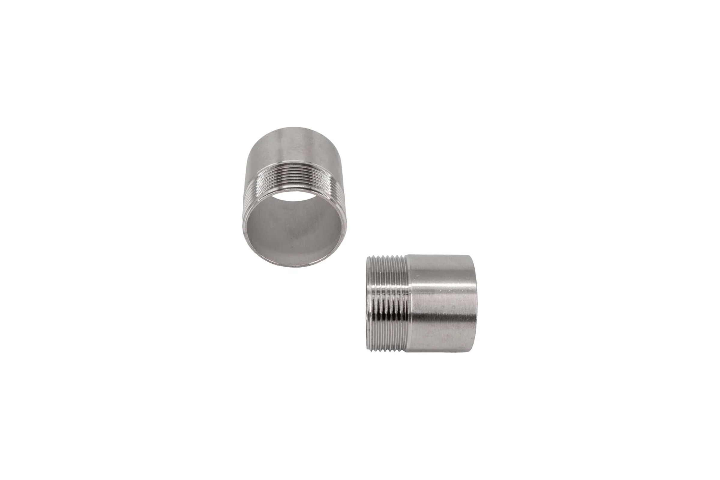 Ниппель приварной NEWKEY нержавеющий, AISI304 DN40 (1_1/2), (CF8), PN16 набор 2 шт NAB2-NK-NE40/4