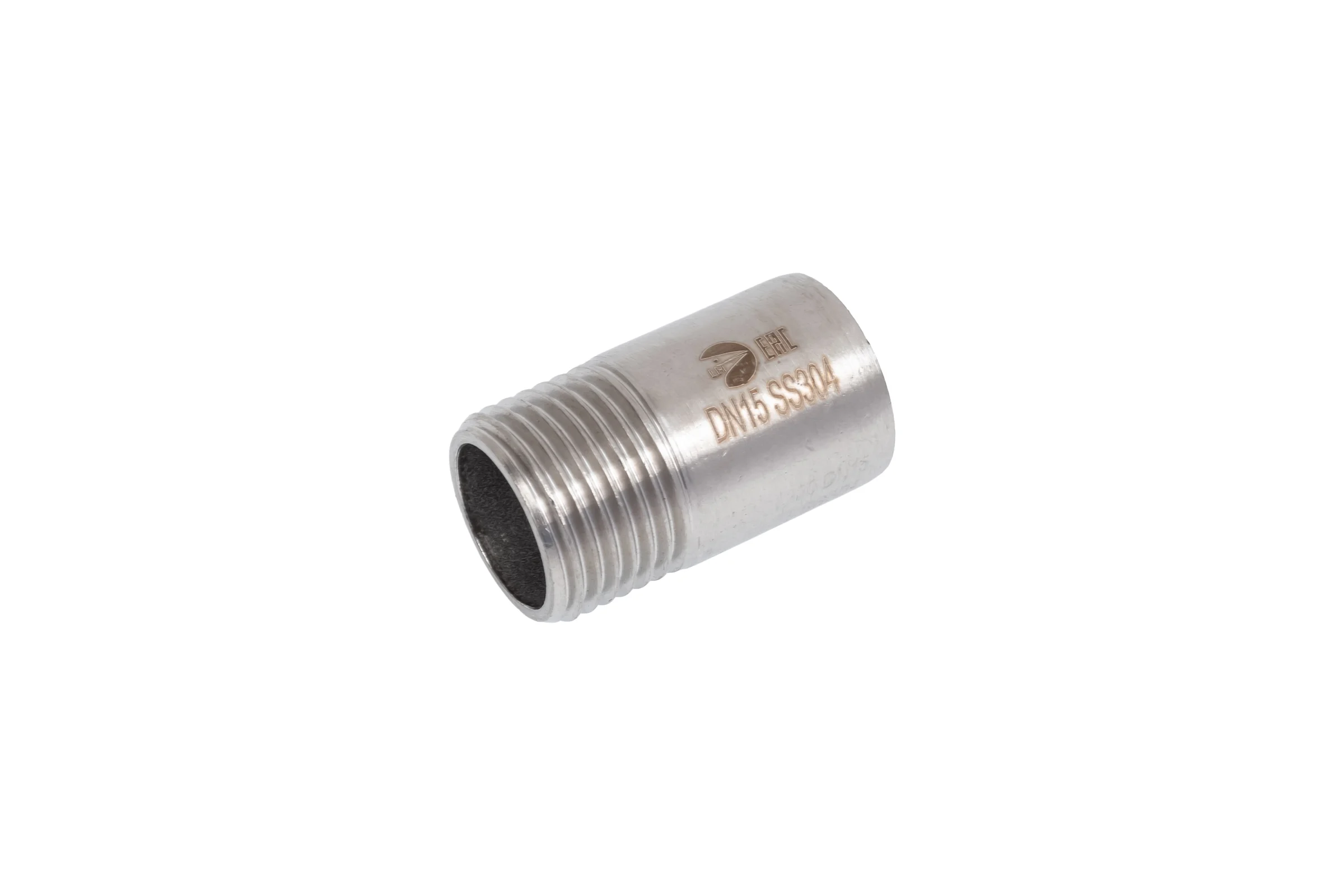 Ниппель приварной NEWKEY нержавеющий, AISI304 DN15 (1/2), (CF8), PN16 набор 4 шт NAB4-NK-NE15/4