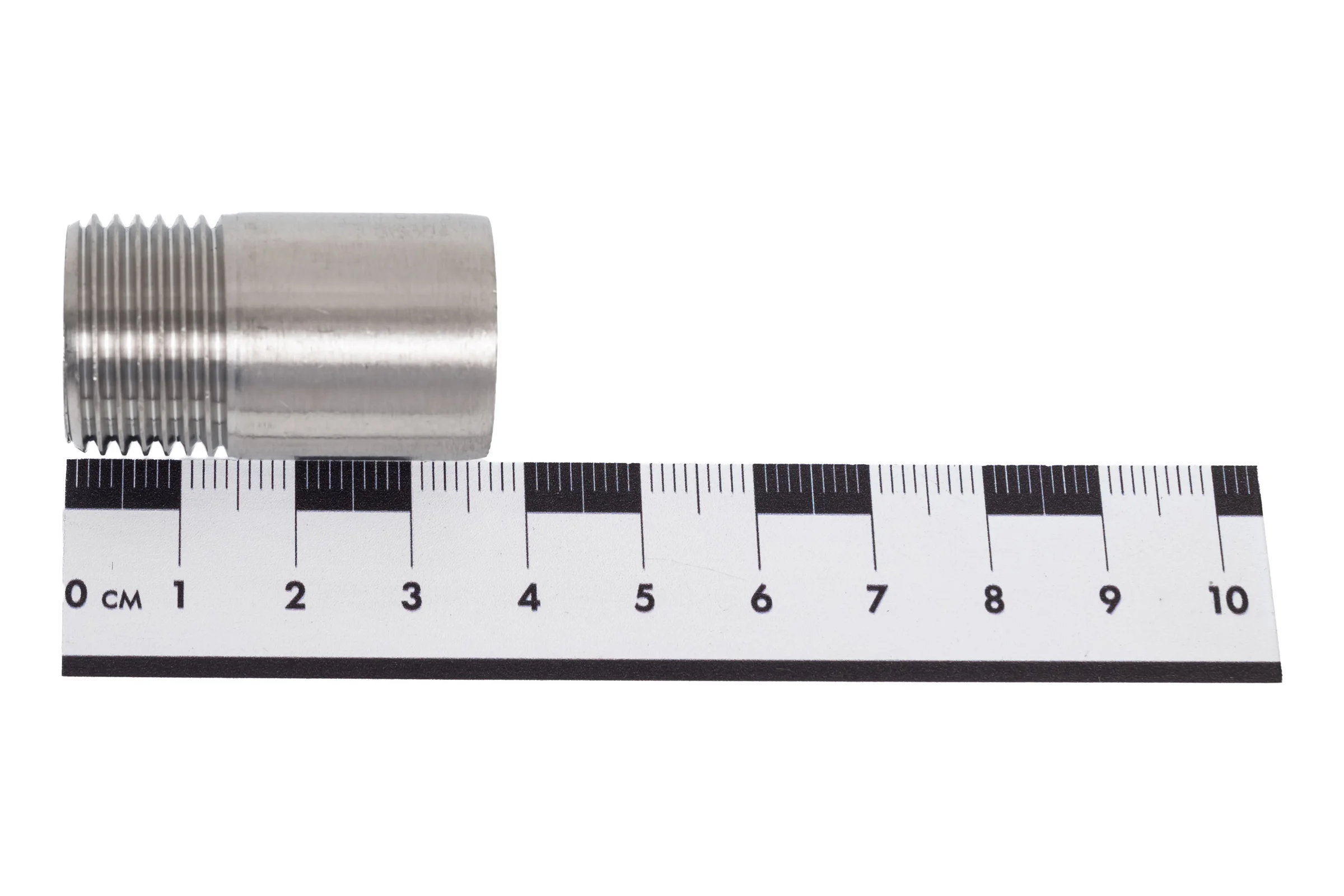 Ниппель приварной NEWKEY нержавеющий, AISI304 DN15 (1/2), (CF8), PN16 набор 4 шт NAB4-NK-NE15/4
