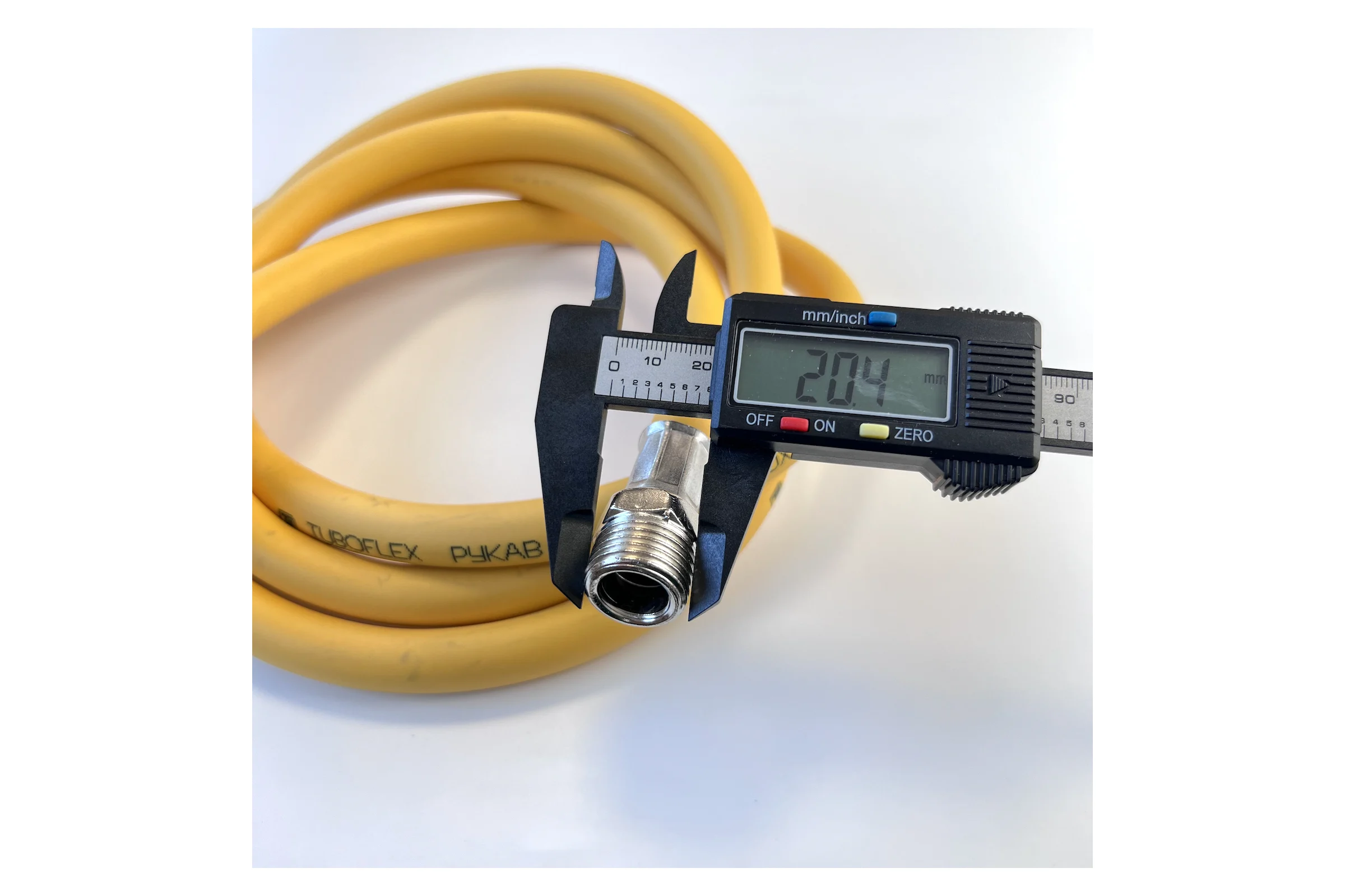 Газовый шланг TUBOFLEX 1/2 ВР/НР, 2 м, желтый 4828582