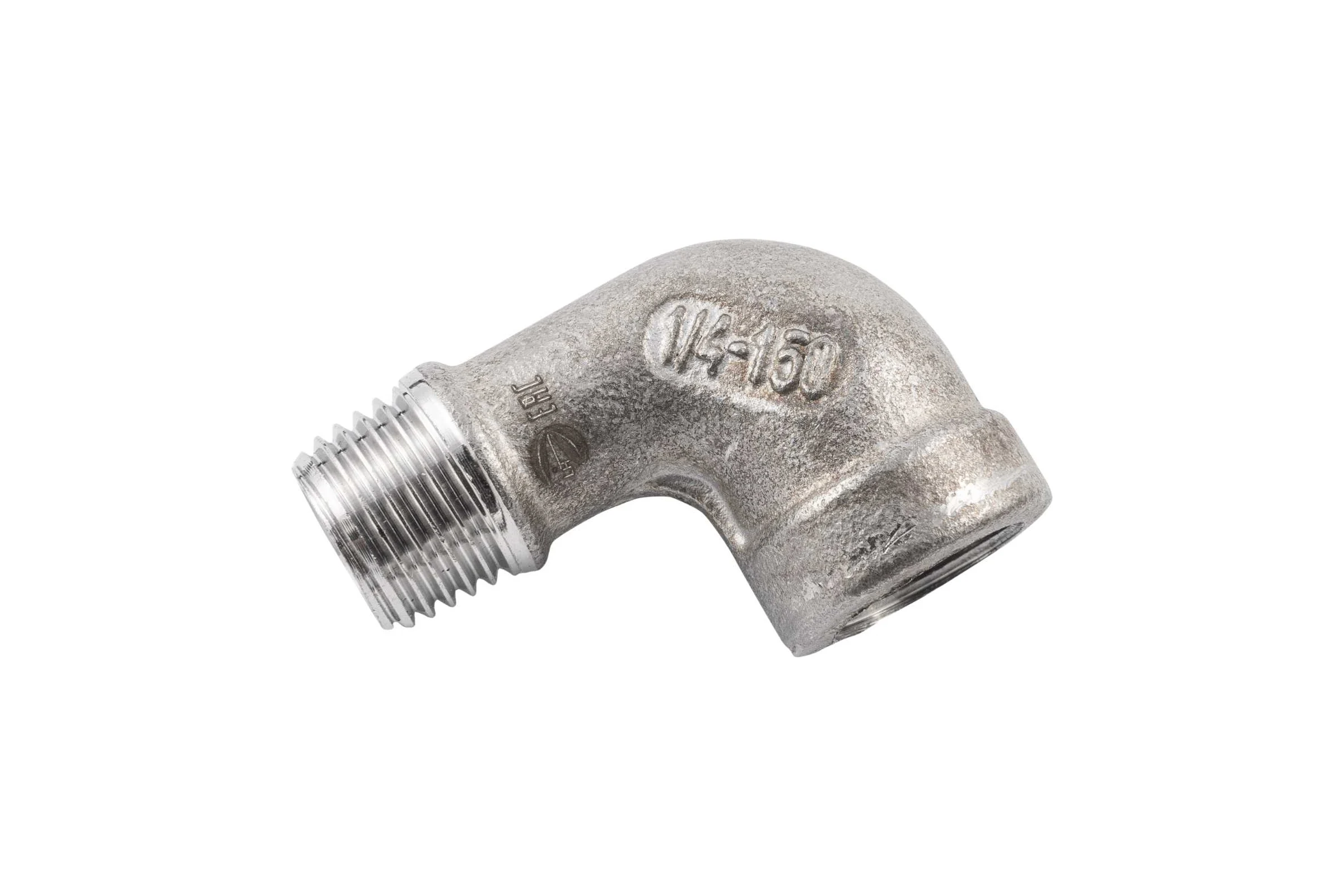 Отвод резьбовой NEWKEY вр/нр нержавеющий, AISI316 DN 8 (1/4), (CF8M), PN16, набор 3 шт NAB3-NK-FEDM8/6