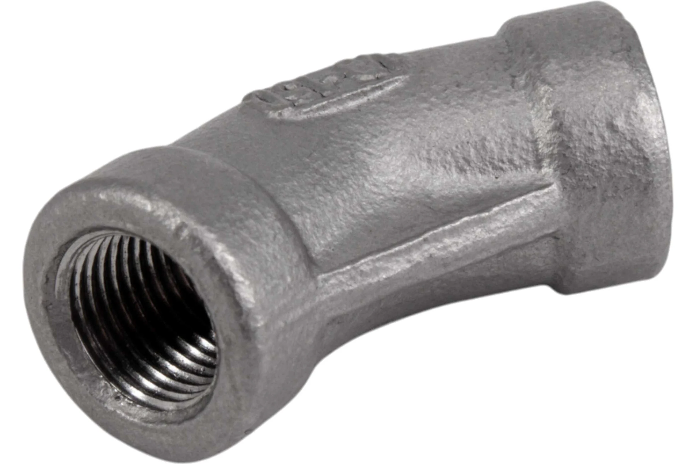 Отвод трубный резьбовой NEWKEY вр/вр 45 нержавеющий, AISI304 DN6 (1/8), (CF8), PN16, набор 4 шт NAB4-NK-FEDD45_6/4