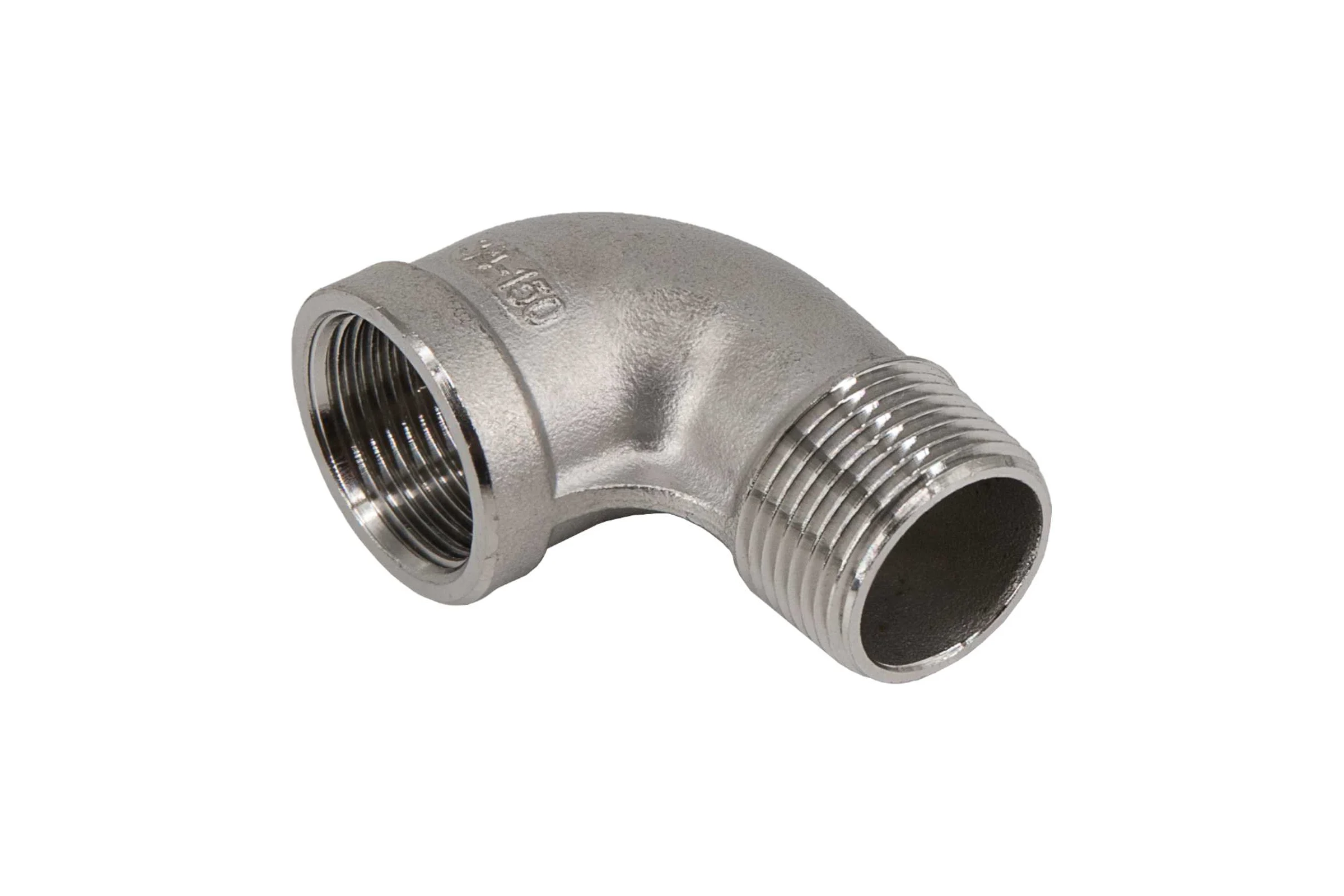 Отвод резьбовой NEWKEY вр/нр нержавеющий, AISI304 DN20 (3/4), (CF8), PN16 набор 2 шт NAB2-NK-FEDM20/4