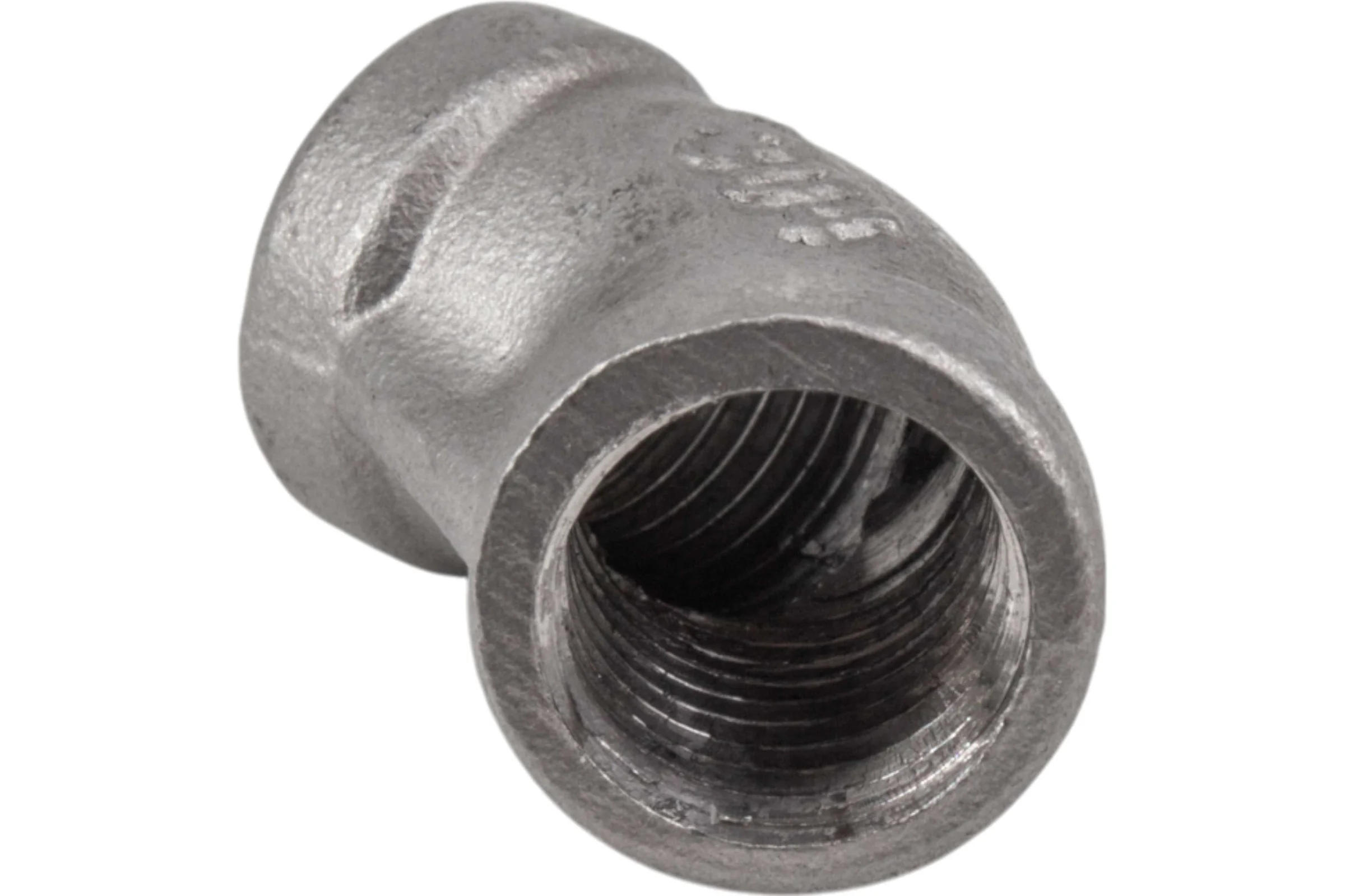 Отвод резьбовой NEWKEY трубный вр/вр 45 нержавеющий, AISI304 DN8 (1/4), (CF8), PN16, набор 4 шт NAB4-NK-FEDD45_8/4