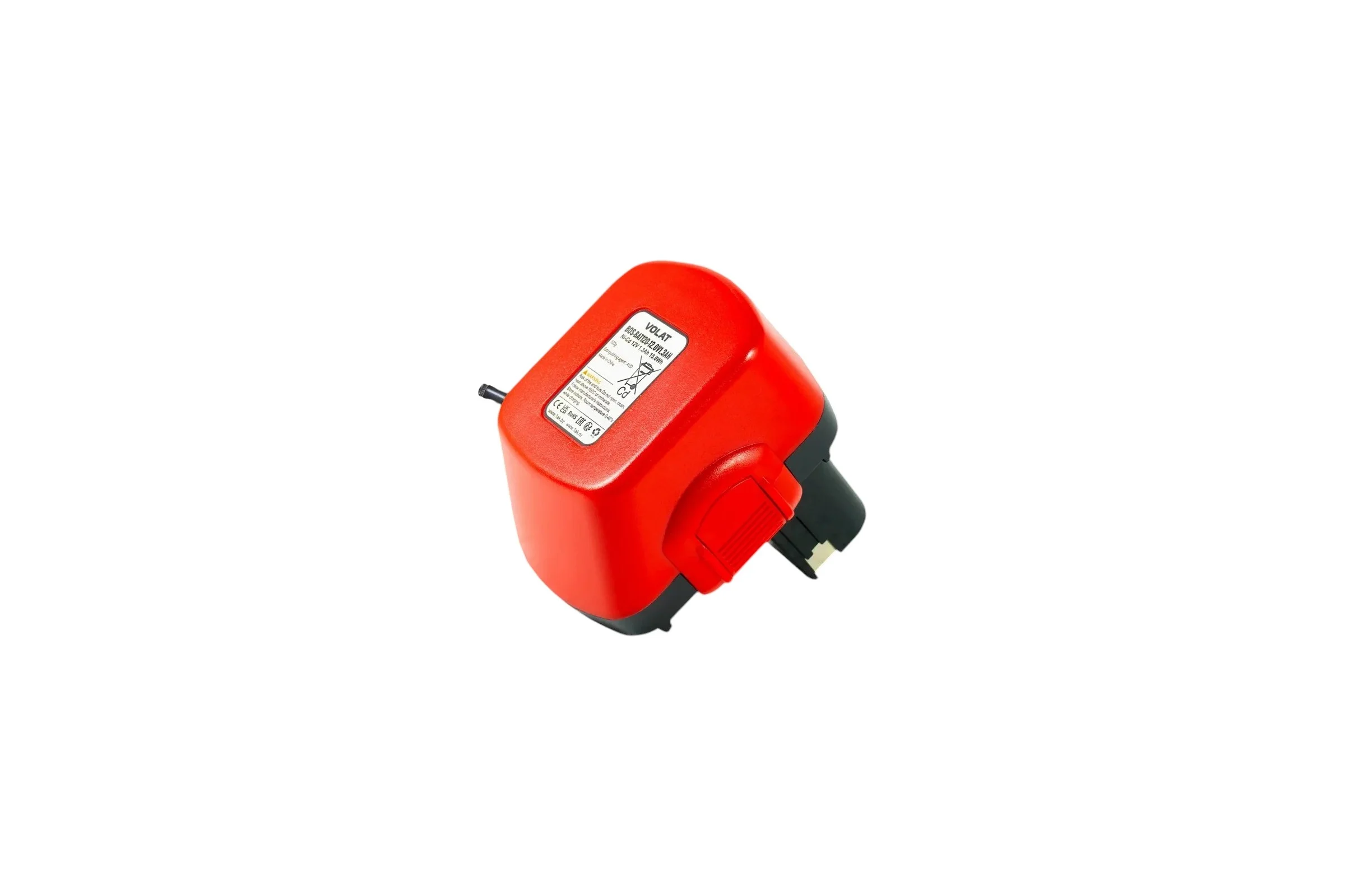 Аккумуляторная батарея VOLAT 12.0V 1.3AH, Ni-Cd, BOS-BAT120 VT-BOS-BAT120-12.0V1.3AH