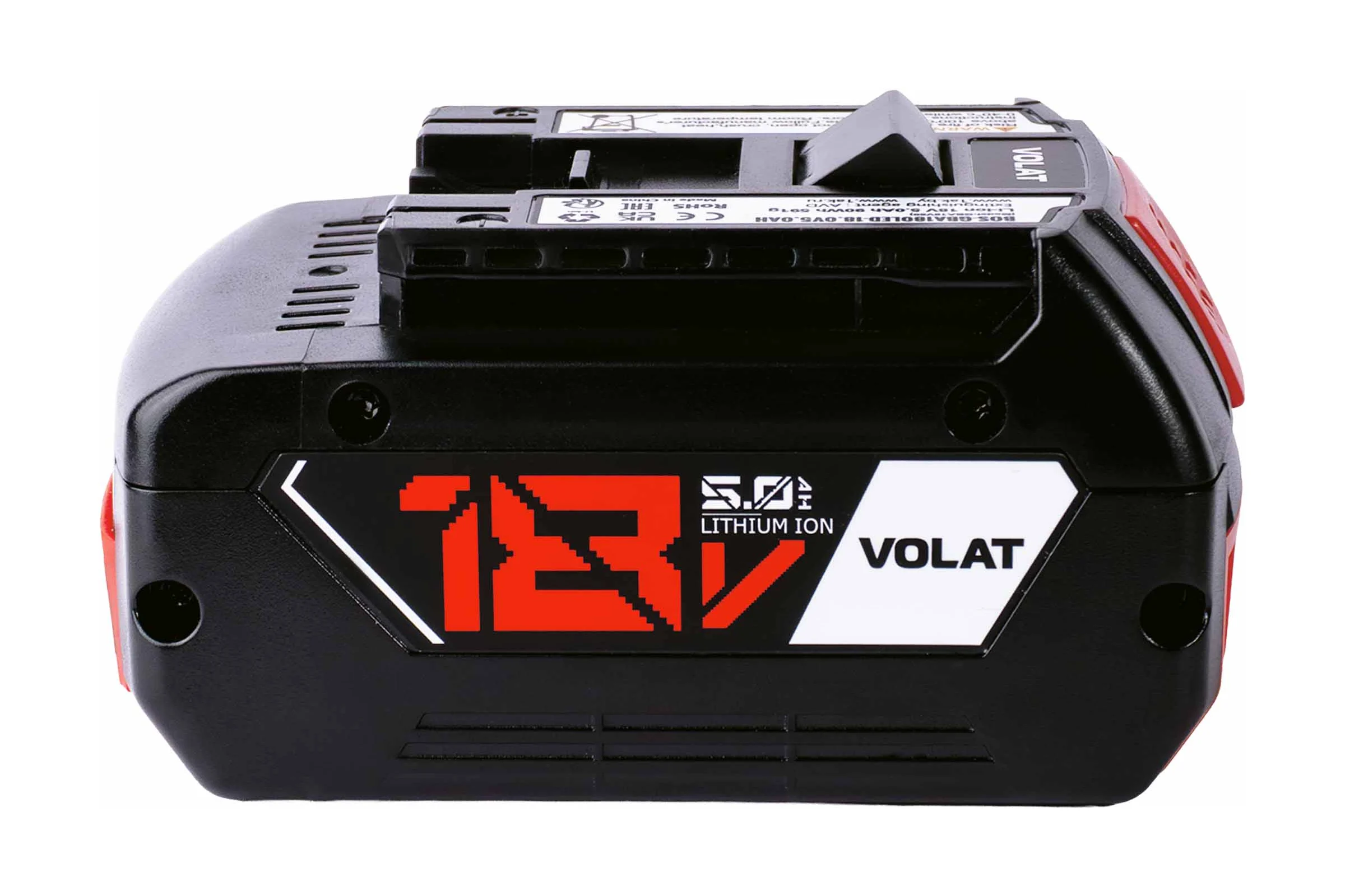 Аккумуляторная батарея VOLAT 18.0V 5.0AH, Li-ion, BOS-GBA180LED VT-BOS-GBA180-18.0V5.0AH