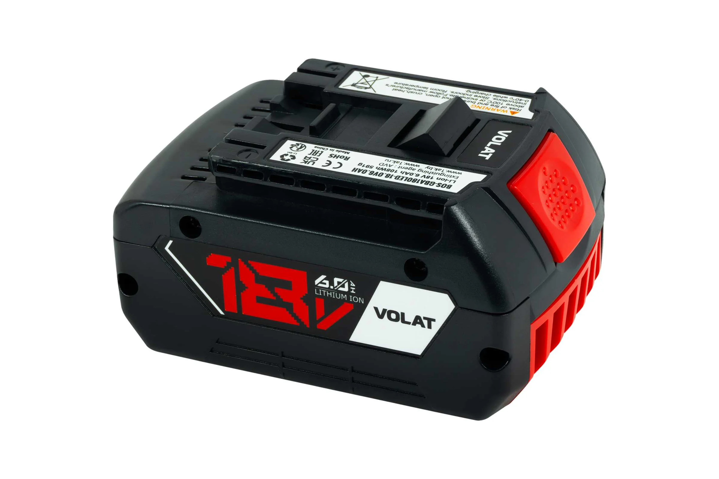Аккумуляторная батарея VOLAT 18.0V 6.0AH, Li-ion, BOS-GBA180 VT-BOS-GBA180-18.0V6.0AH