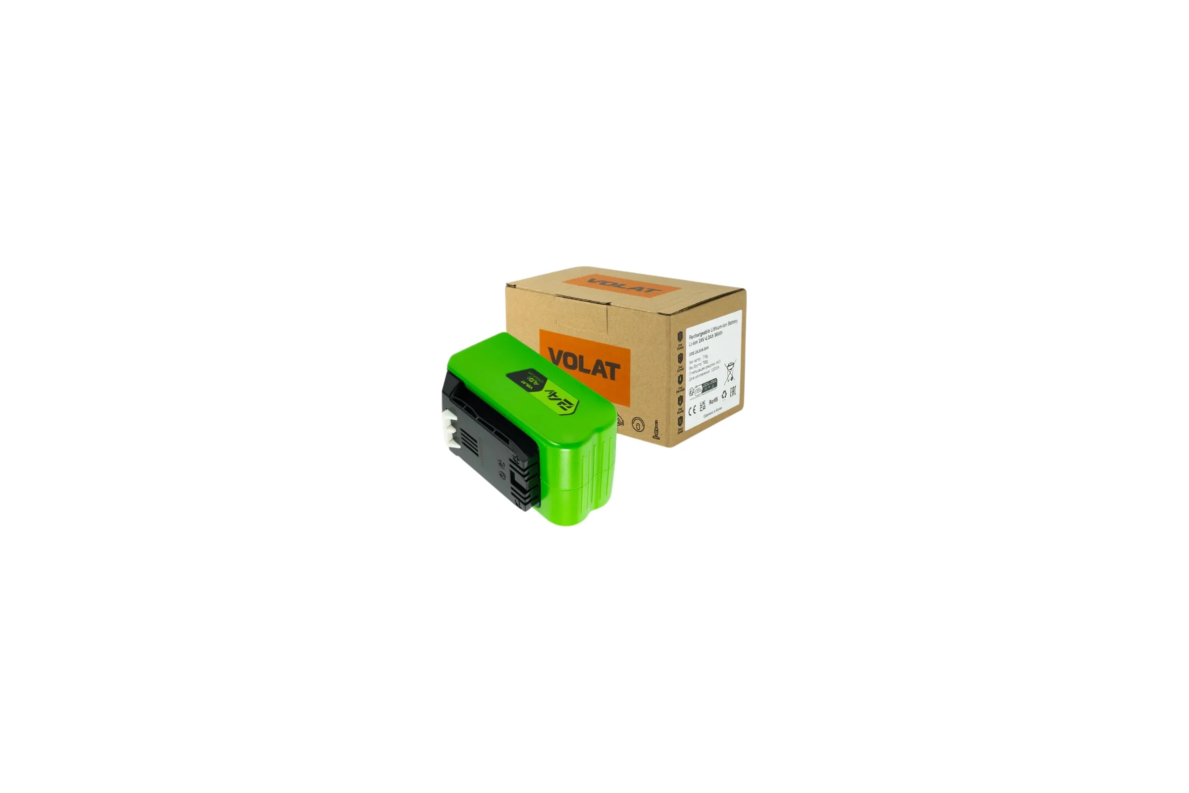 Аккумуляторная батарея VOLAT 24.0V 4.0AH (Li-ion) VT-GRE-24-4