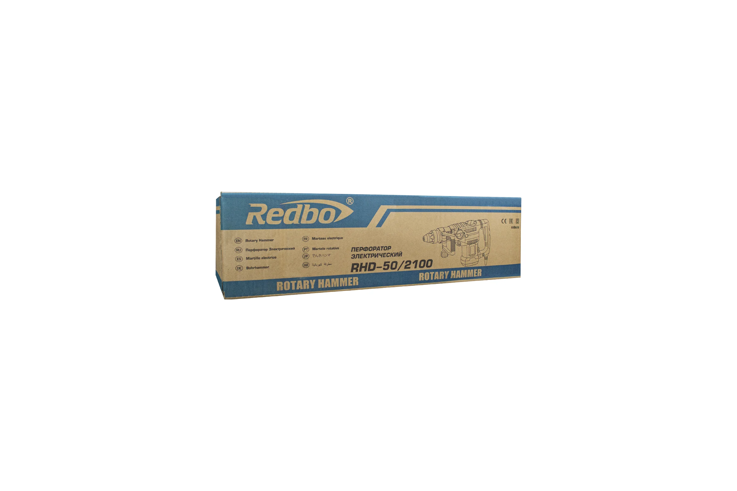 Перфоратор электрический Redbo RHD-50/2100, SDS-мах, 2100Вт; 25Дж; 50мм бур; 150мм коронка, кейс 39833