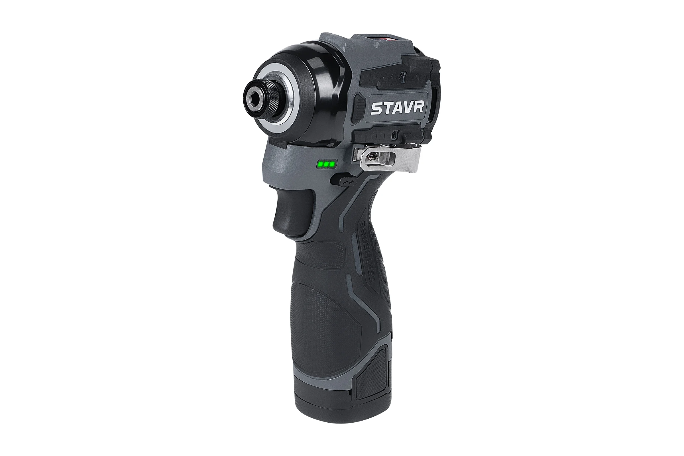 Ударный шуруповерт Ставр 16V (серия X-CLUSIVE) SID 16BL-160V-2K, 160 Нм, 2х2.0 Ач, ЗУ, кейс 9020100463