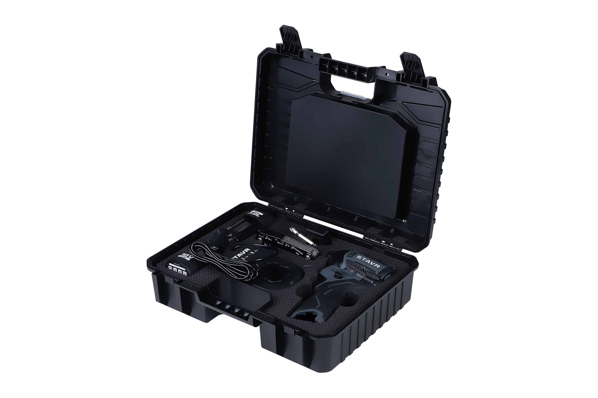 Ударный шуруповерт Ставр 16V (серия X-CLUSIVE) SID 16BL-160V-2K, 160 Нм, 2х2.0 Ач, ЗУ, кейс 9020100463