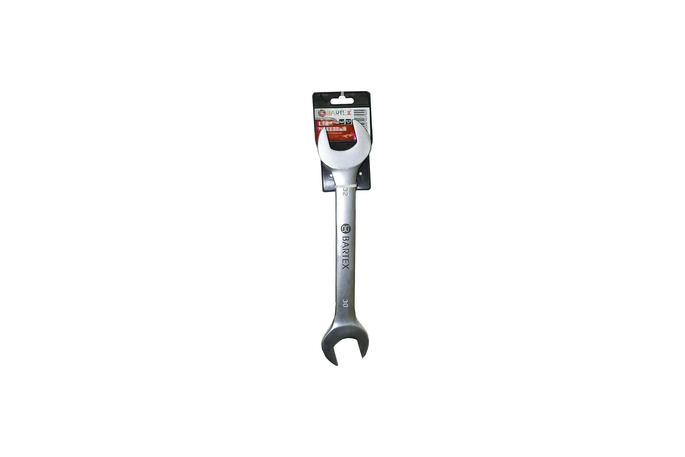 Ключ рожковый BARTEX 30х32 мм, матовый, CrV сталь 169988