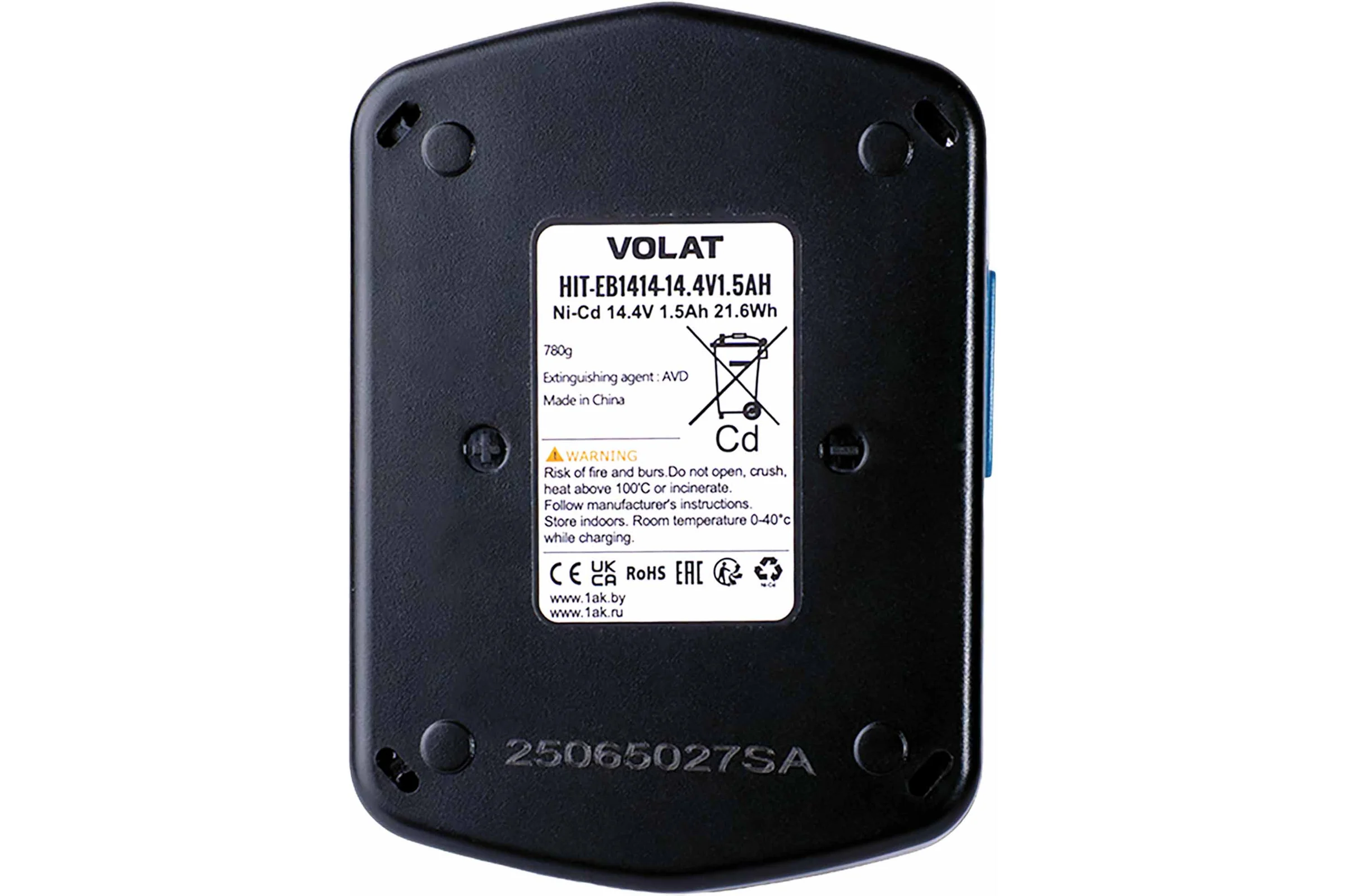 Аккумуляторная батарея VOLAT для Hitachi, 14.4 В, 1.5 А·ч (Ni-Cd) HIT-EB1414 VT-EB1414-1.5