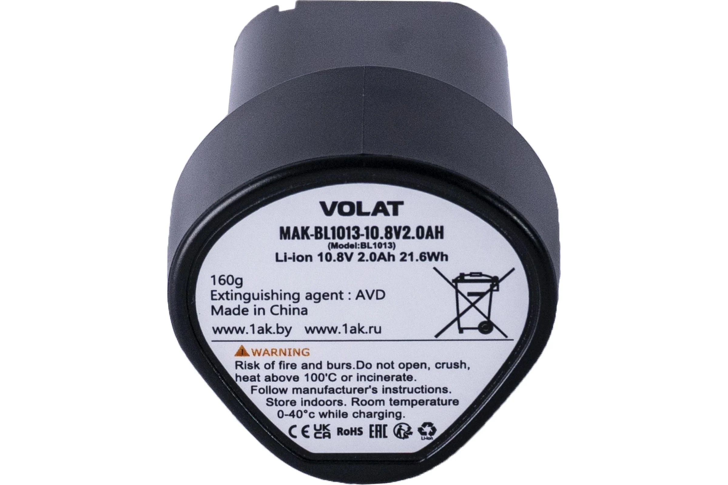 Аккумуляторная батарея VOLAT 10.8V 2.0AH (Li-ion) MAK-BL1013 VT-MAK-BL1013-2