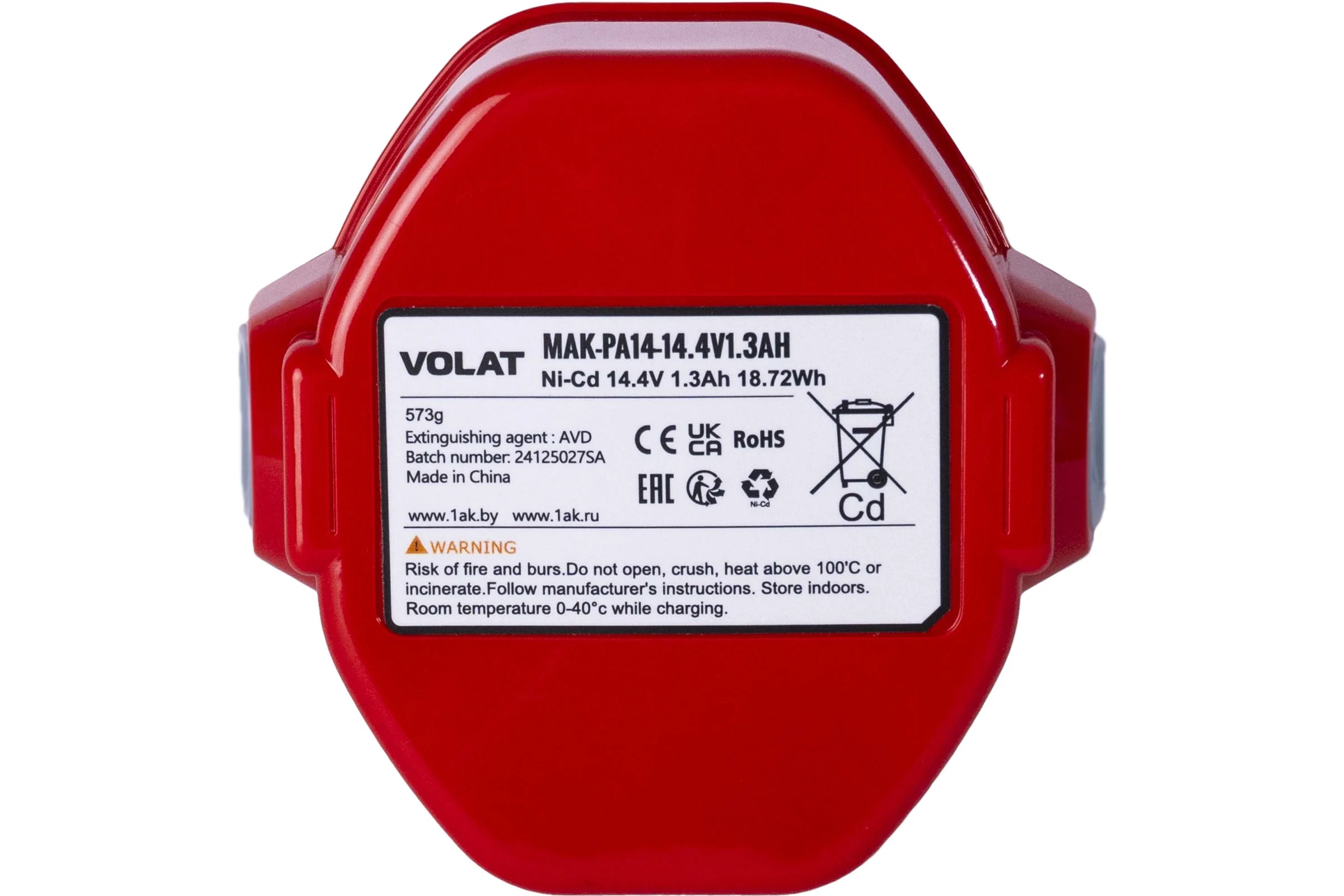 Аккумуляторная батарея VOLAT 14.4V 1.3AH (Ni-Cd) MAK-PA14 VT-MAK-PA14-1.3
