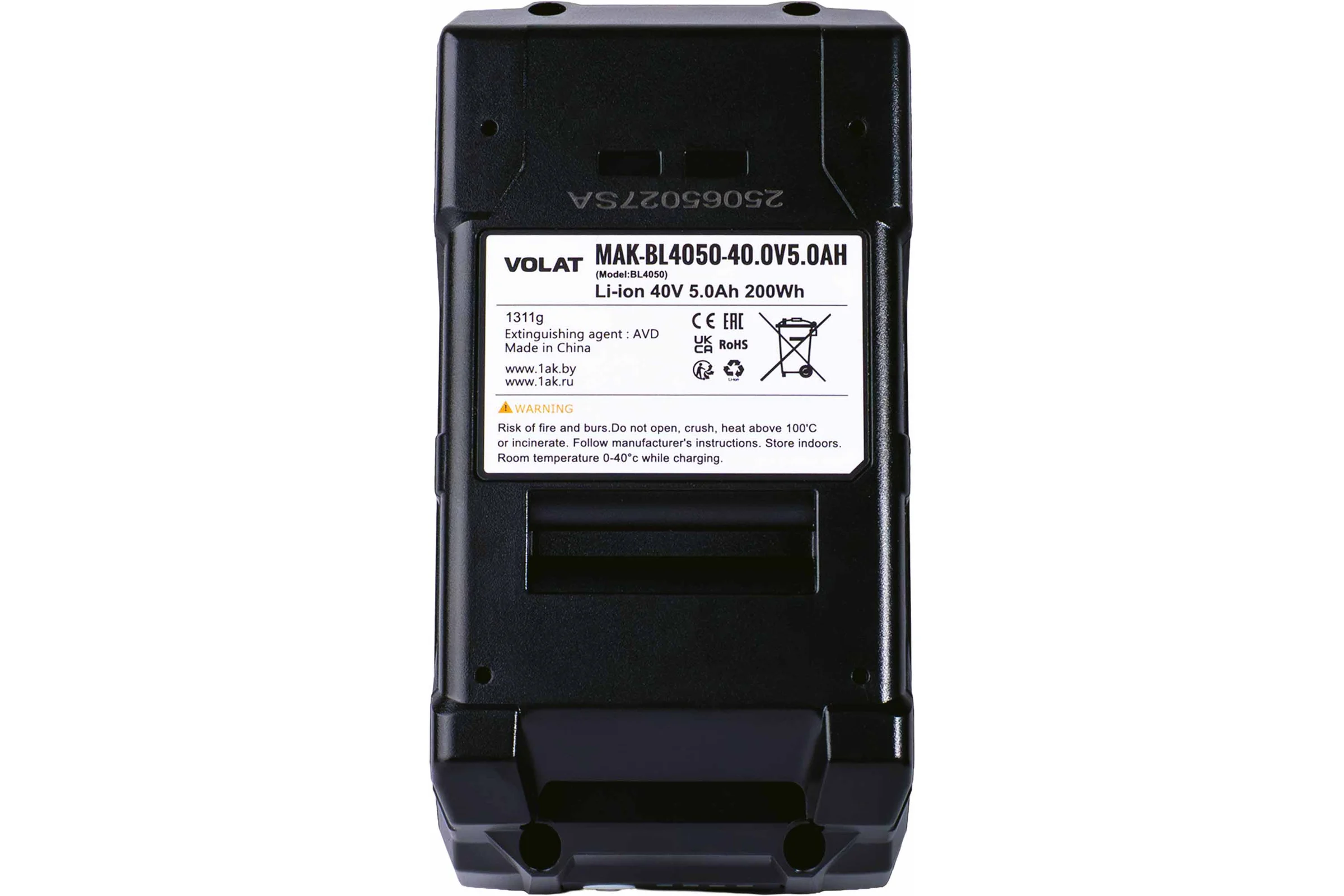 Аккумуляторная батарея VOLAT 40.0V 5.0Ah (Li-ion) MAK-BL4050 VT-MAK-BL4050-5