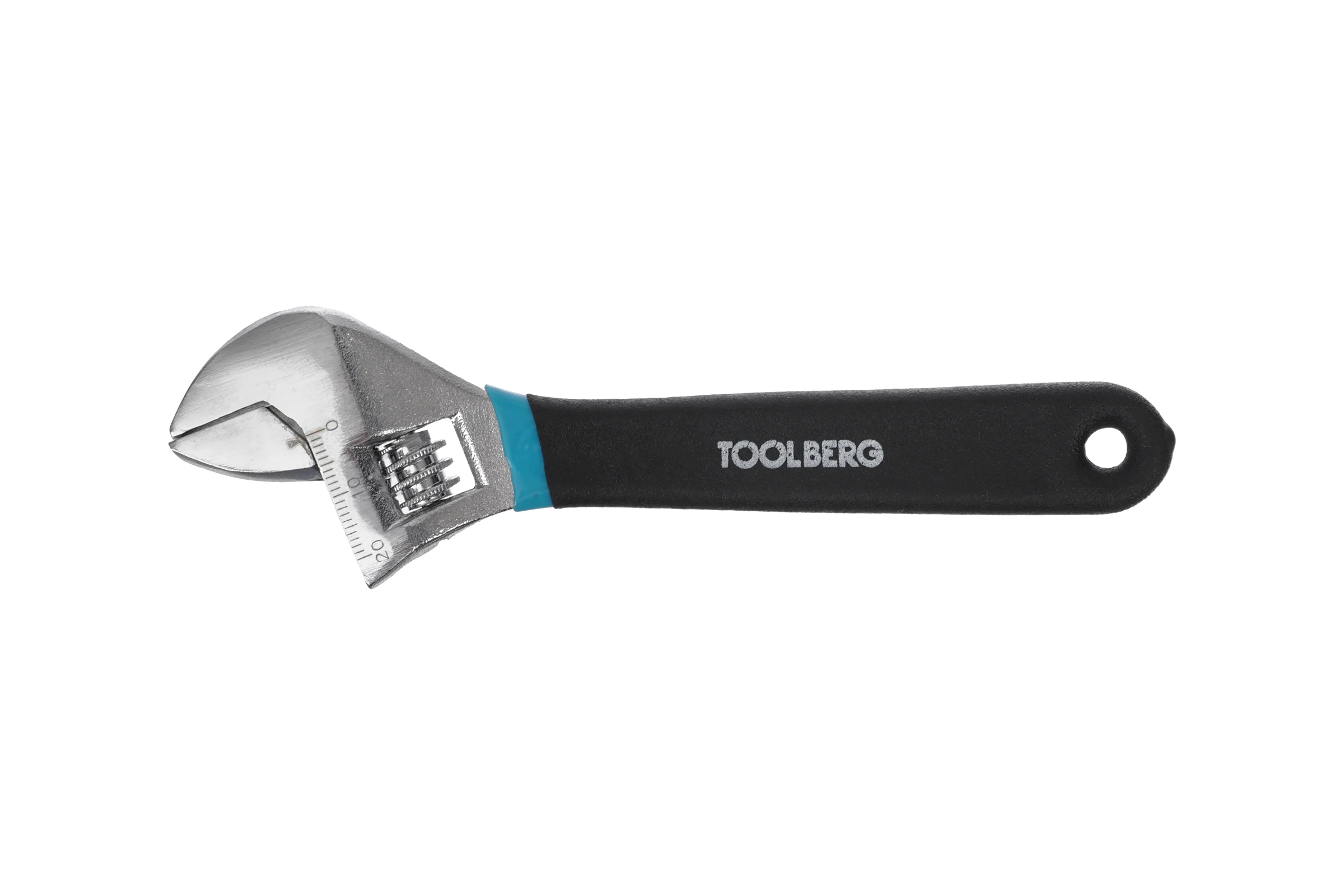 Разводной ключ Toolberg 6-150 мм, хромированный, обрезиненная ручка 90003055460