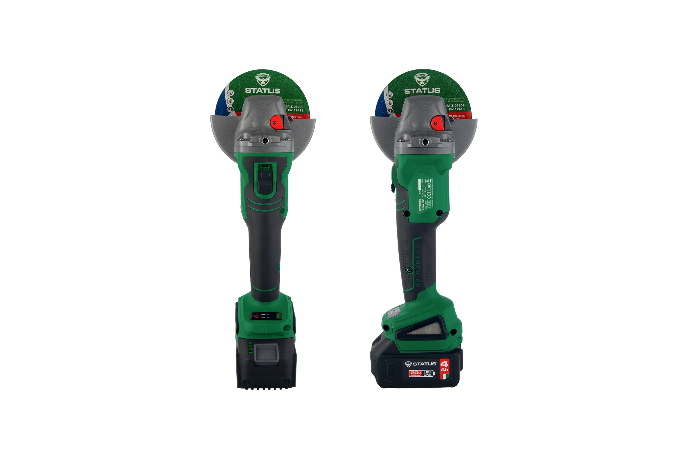 Бесщеточная угловая шлифмашина STATUS SH 125 E UniOne 03052901