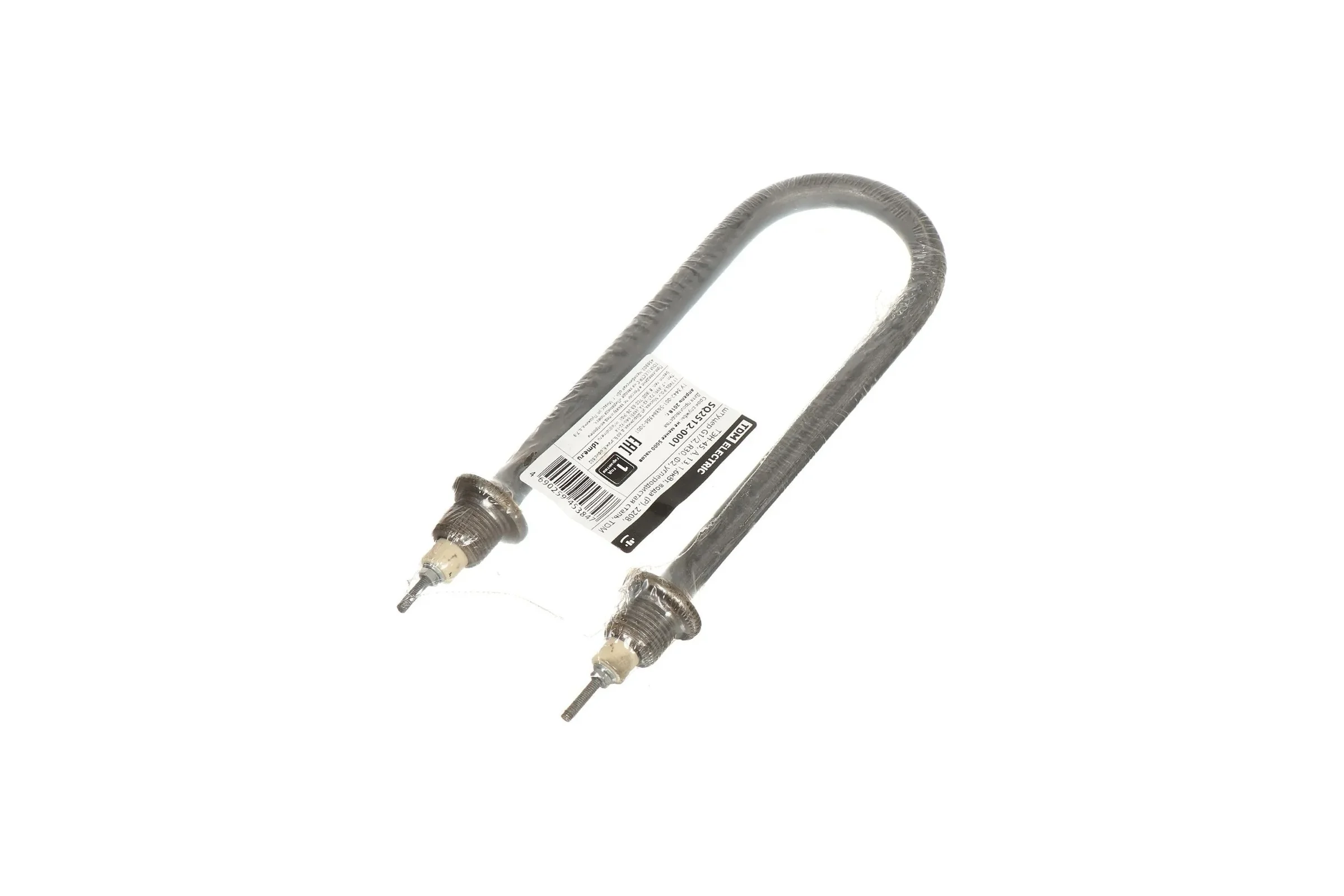 ТЭН TDM ELECTRIC 45, А, 13, 1.6 кВт, вода (Р), 220В, штуцер G1/2, R30, Ф2, углеродистая сталь SQ2512-0001