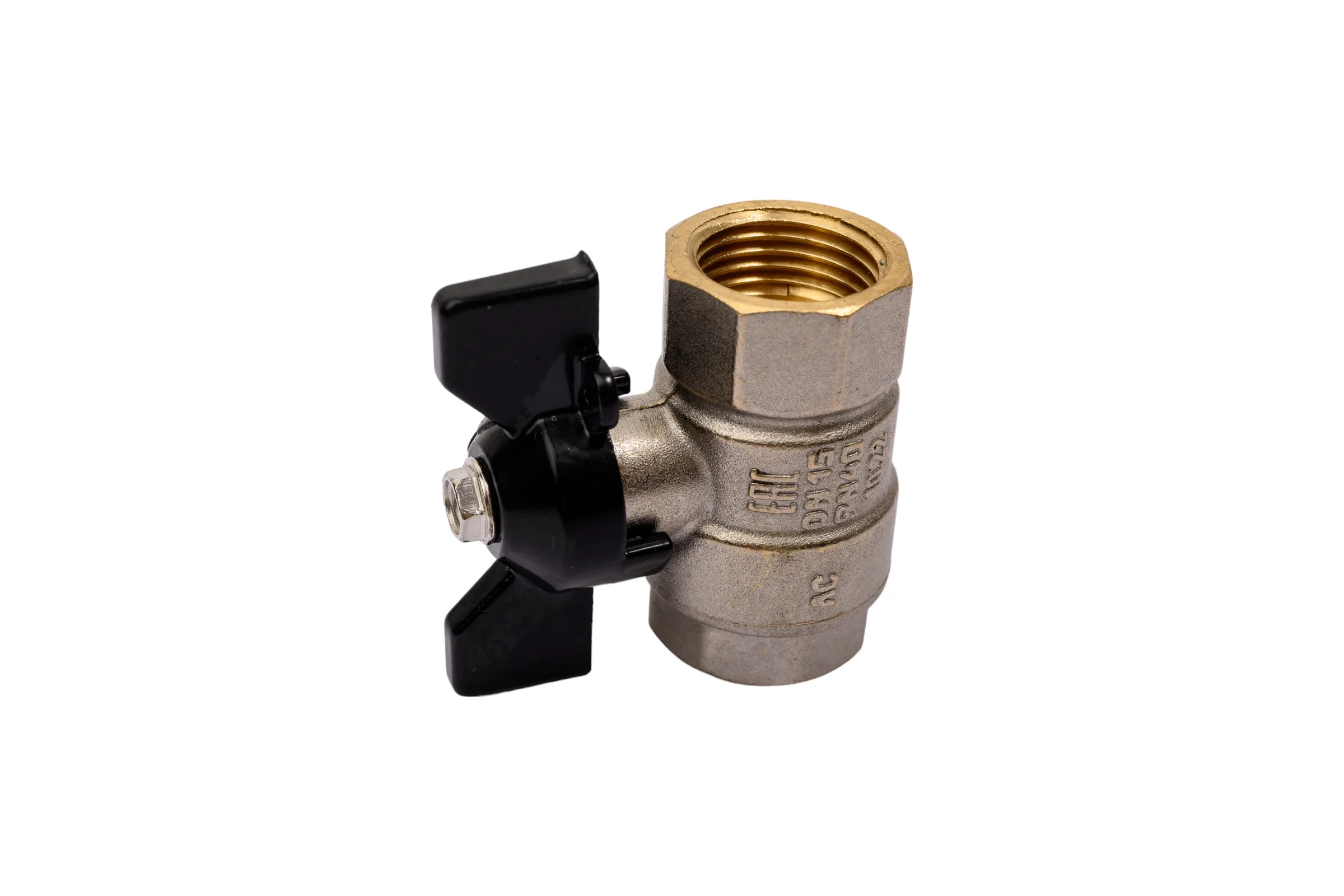 Шаровой кран Terma NEOS 1/2", в/в, бабочка 26022