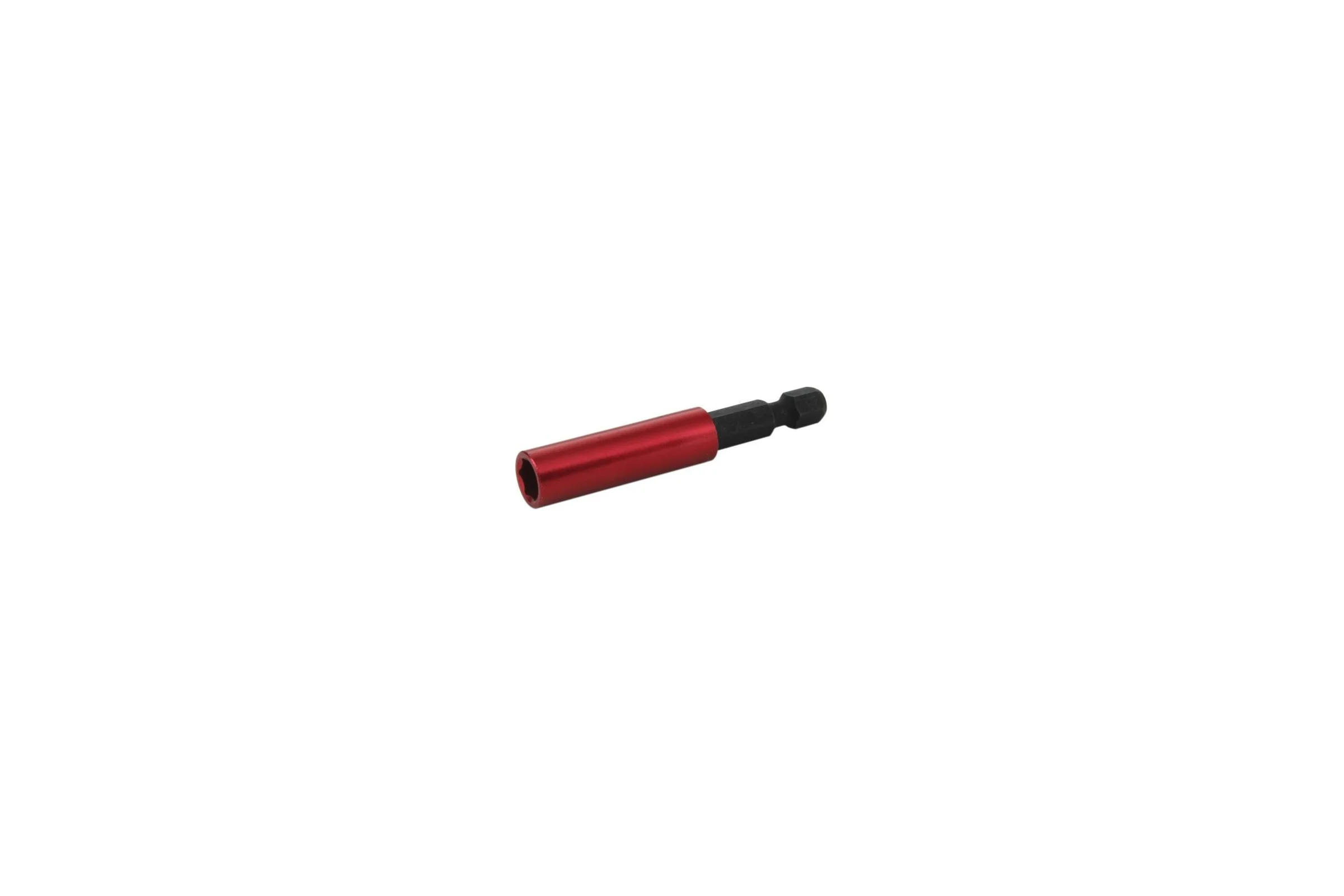 Адаптер для бит магнитный (10 шт; 60 мм; 1/4; красный; алюминий) Novocraft BH060AR14010