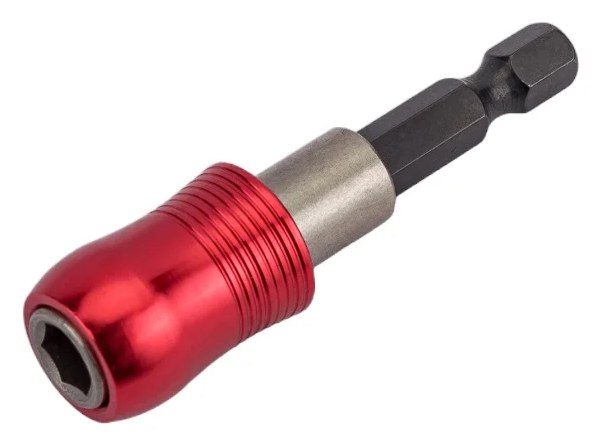 Адаптер магнитный для бит Quick Holder (60 мм; 1/4) Novocraft QBH060140RED
