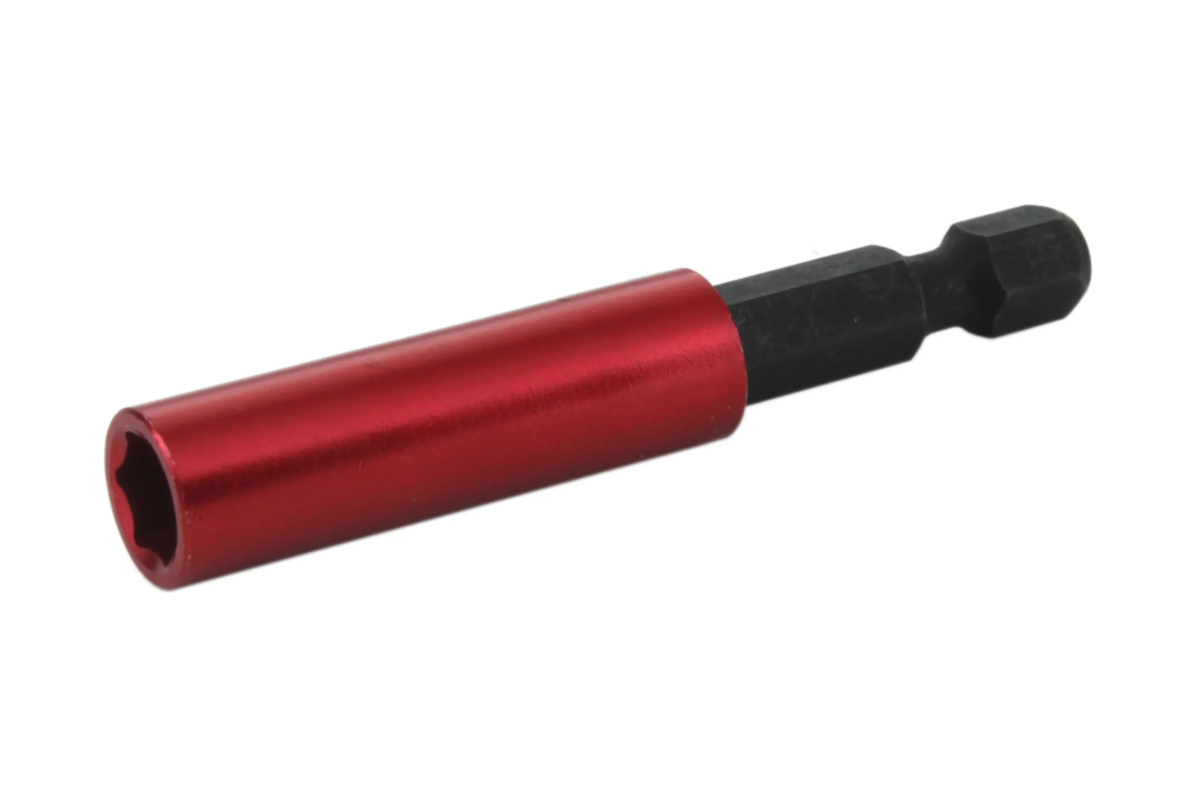 Адаптер для бит магнитный (10 шт; 75 мм; 1/4; красный; алюминий) Novocraft BH075AR14010