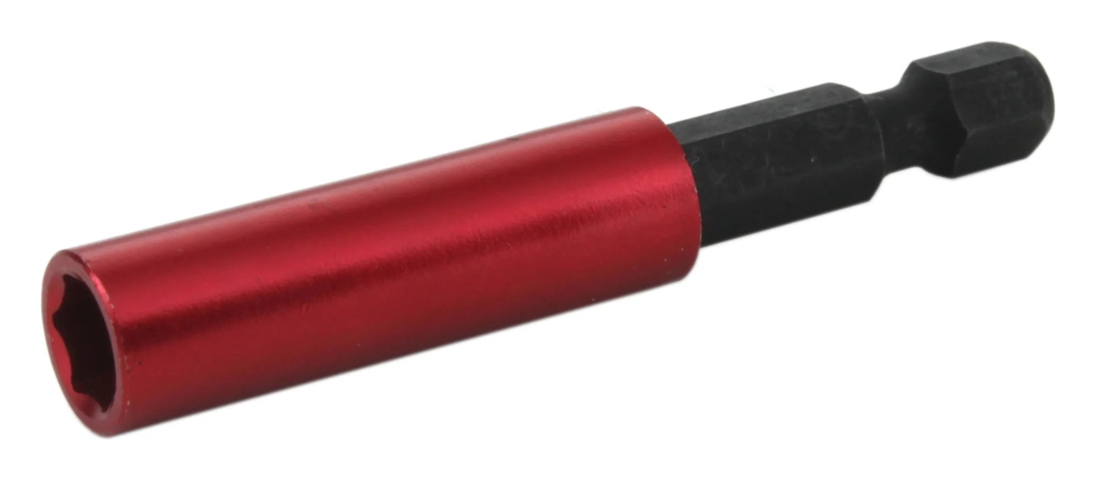 Адаптер для бит магнитный (10 шт; 75 мм; 1/4; красный; алюминий) Novocraft BH075AR14010