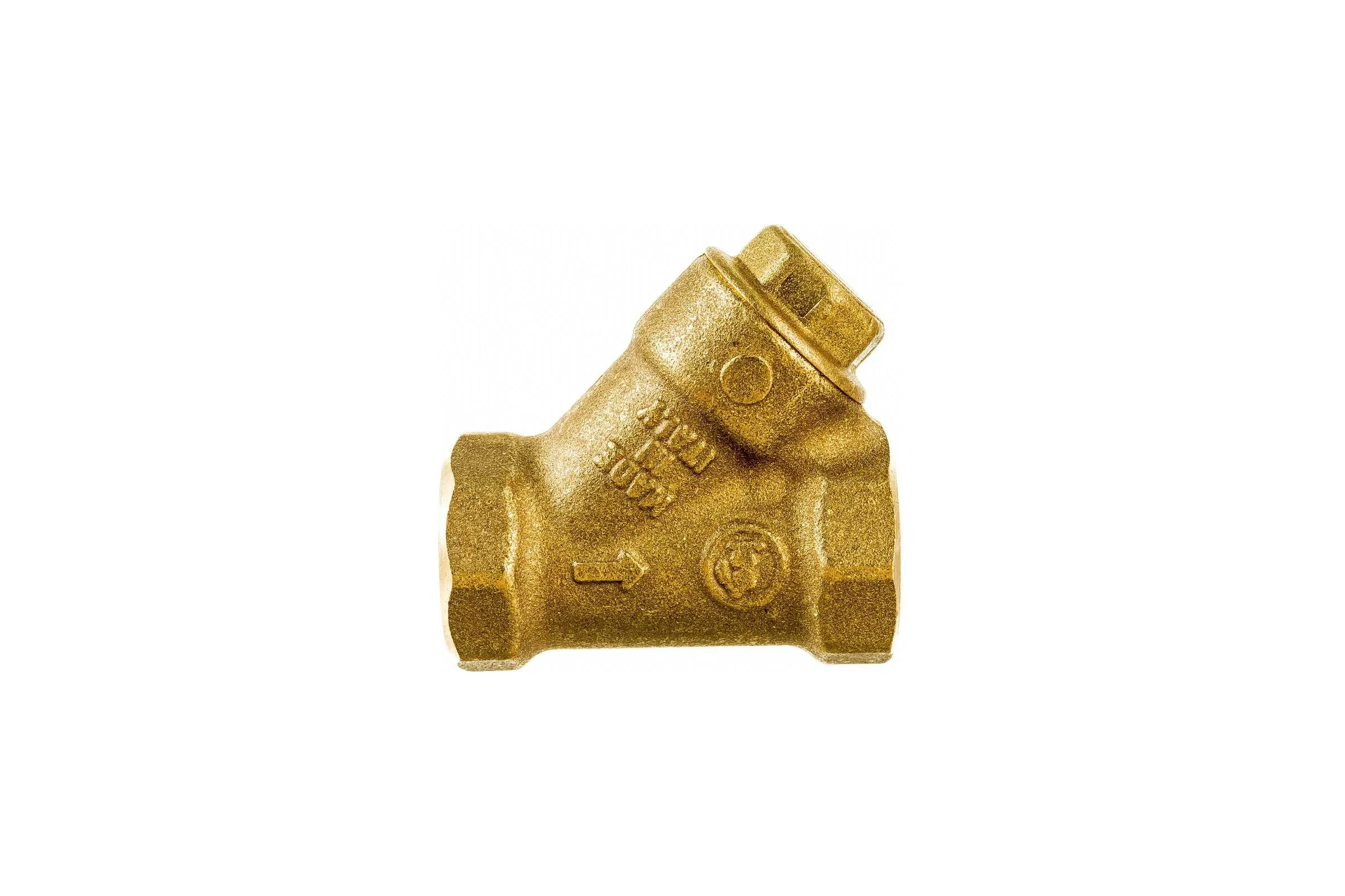 Фильтр косой сетчатый Giacomini 1/2, нехромированный Gia R74AY103