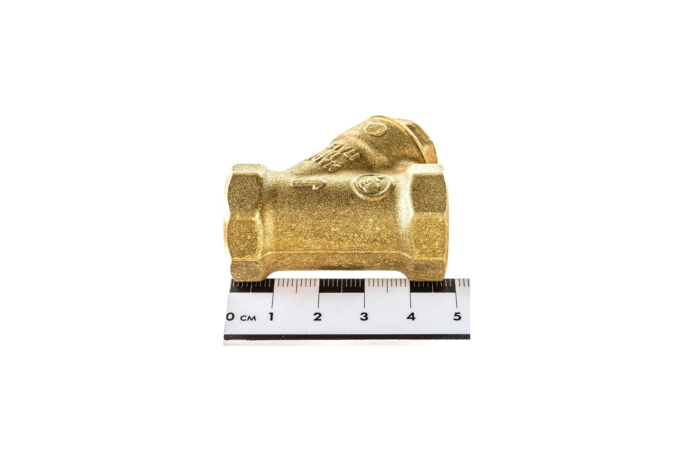 Фильтр косой сетчатый Giacomini 1/2, нехромированный Gia R74AY103