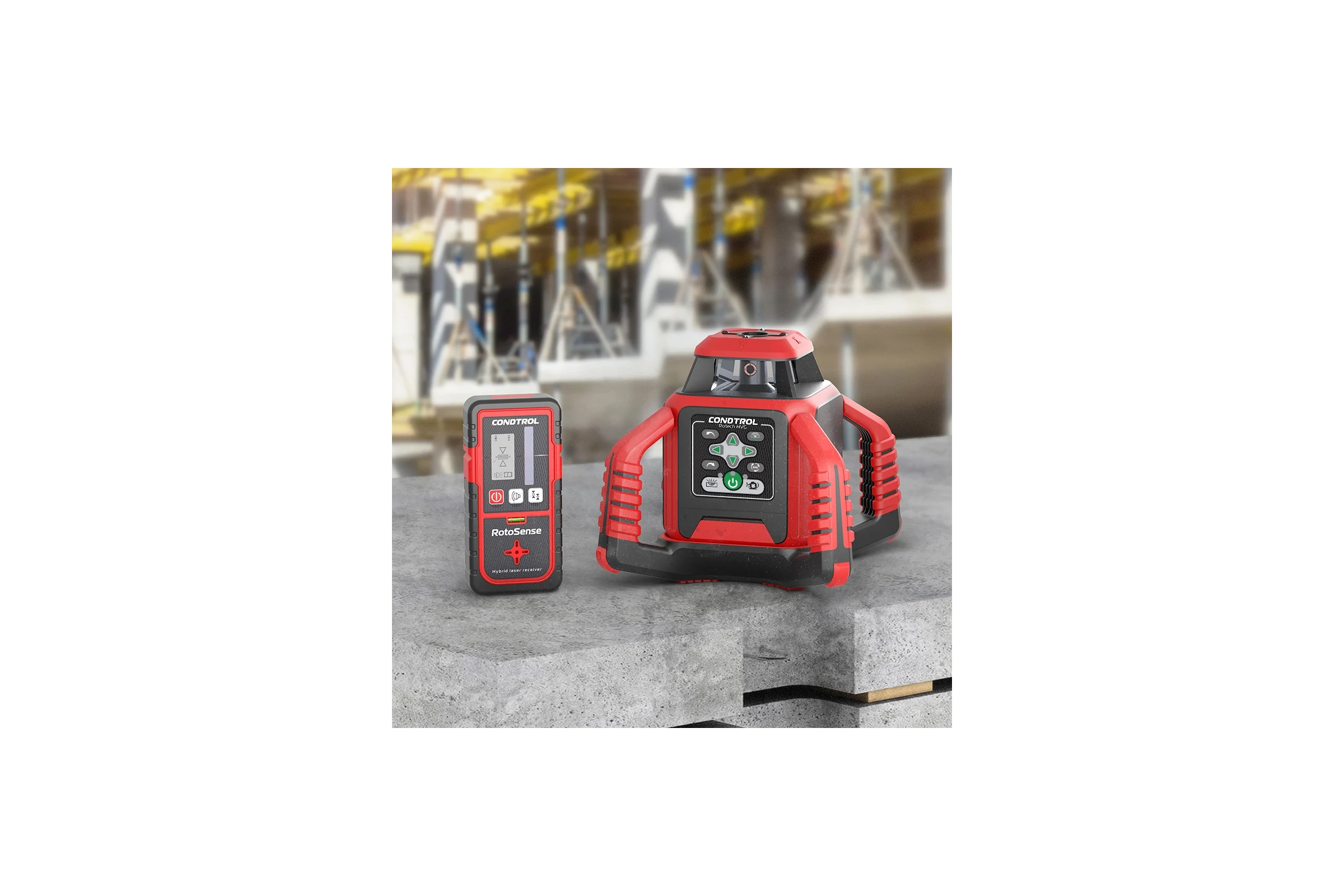 Ротационный лазерный нивелир Condtrol Rotech HVG, 400 метров 1-002-103