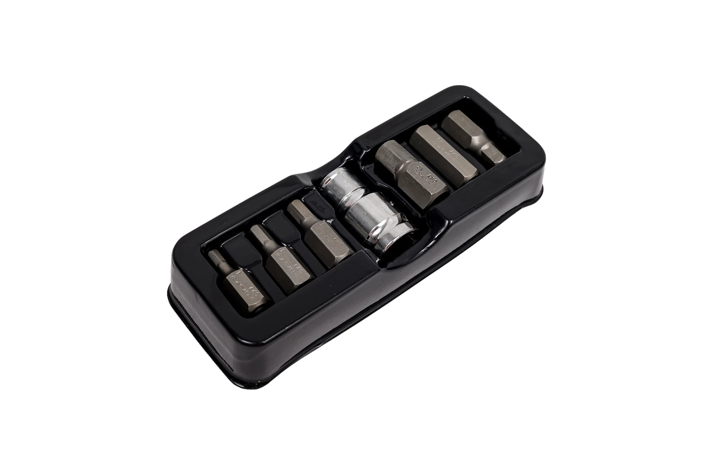 Набор бит HEX с битодержателем Forsage 7пр.1/2", в ложементе F-4075(27203)