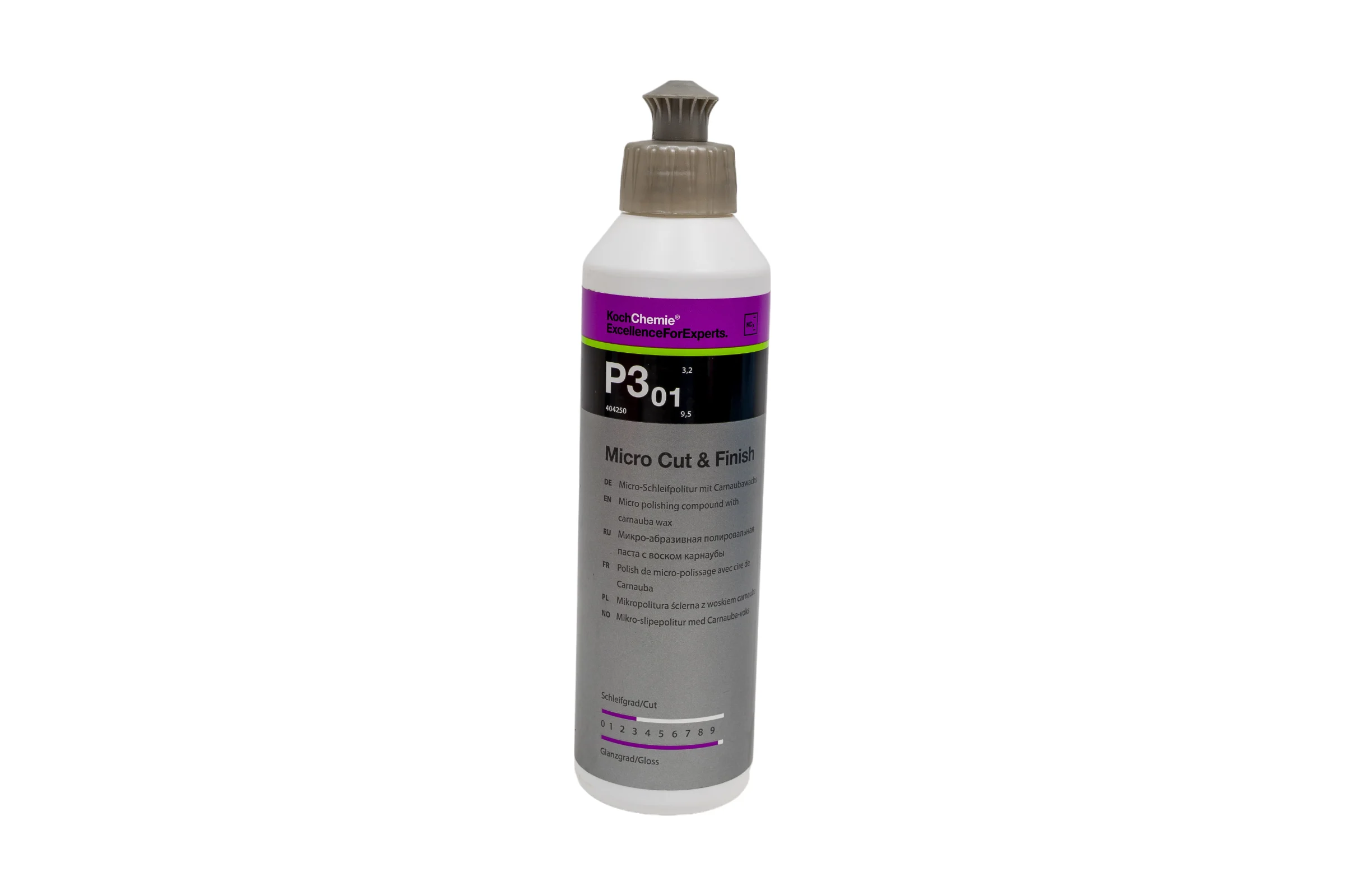 Финишная паста Micro Cut Finish P3.01 404250 с воском карнаубы 250 мл Koch Chemie 019422 951