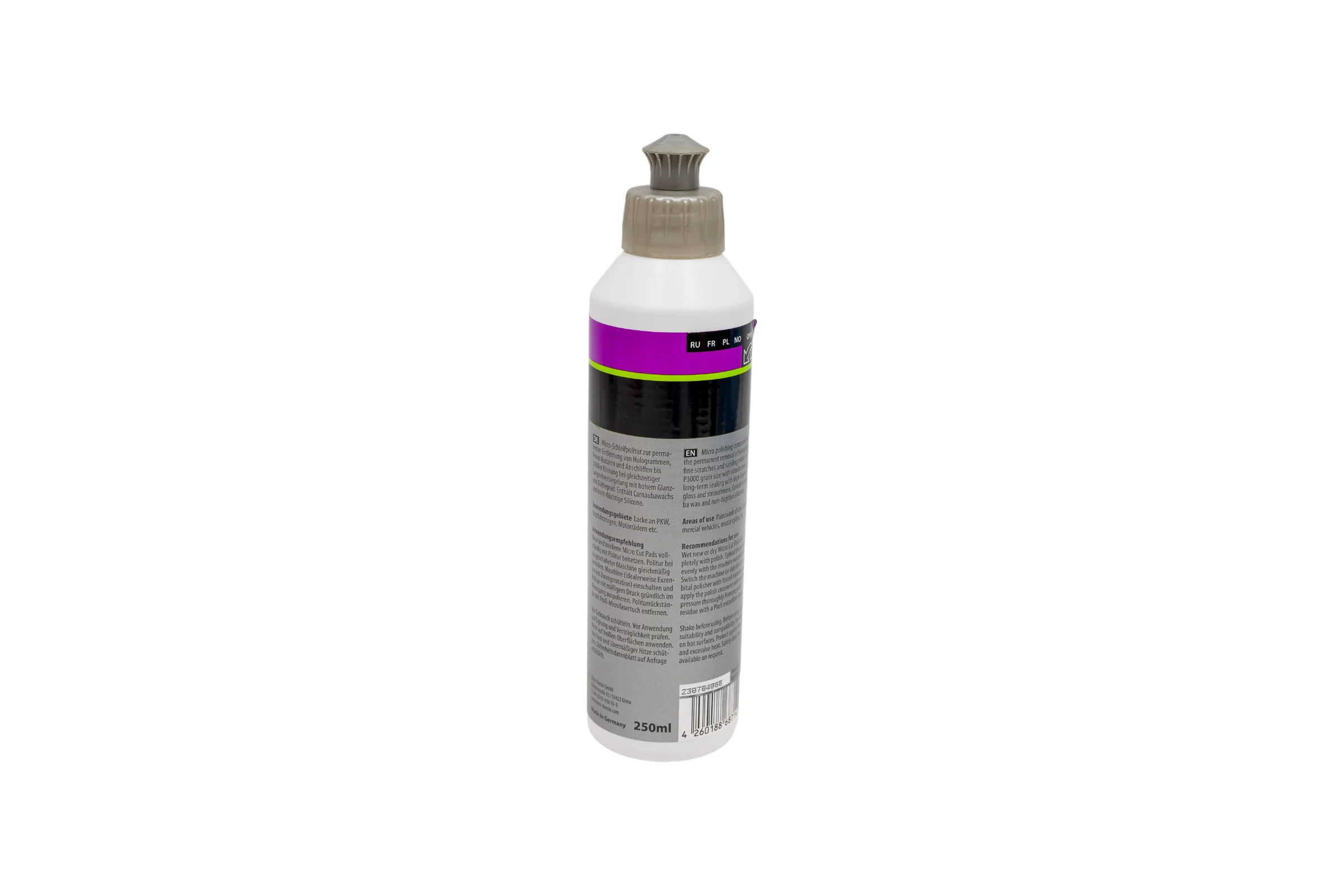 Финишная паста Micro Cut Finish P3.01 404250 с воском карнаубы 250 мл Koch Chemie 019422 951