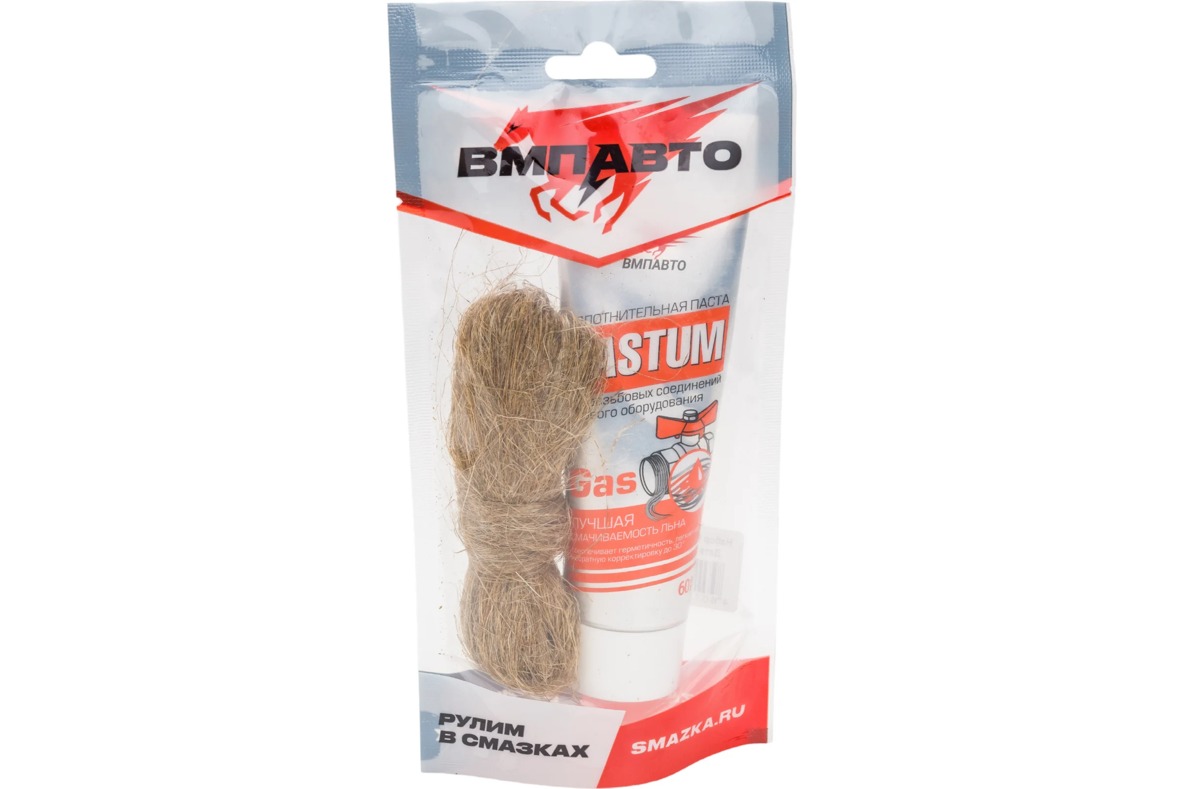Комплект со льном ВМПАВТО Pastum gas 60 г., туба, лен 15 г 8204