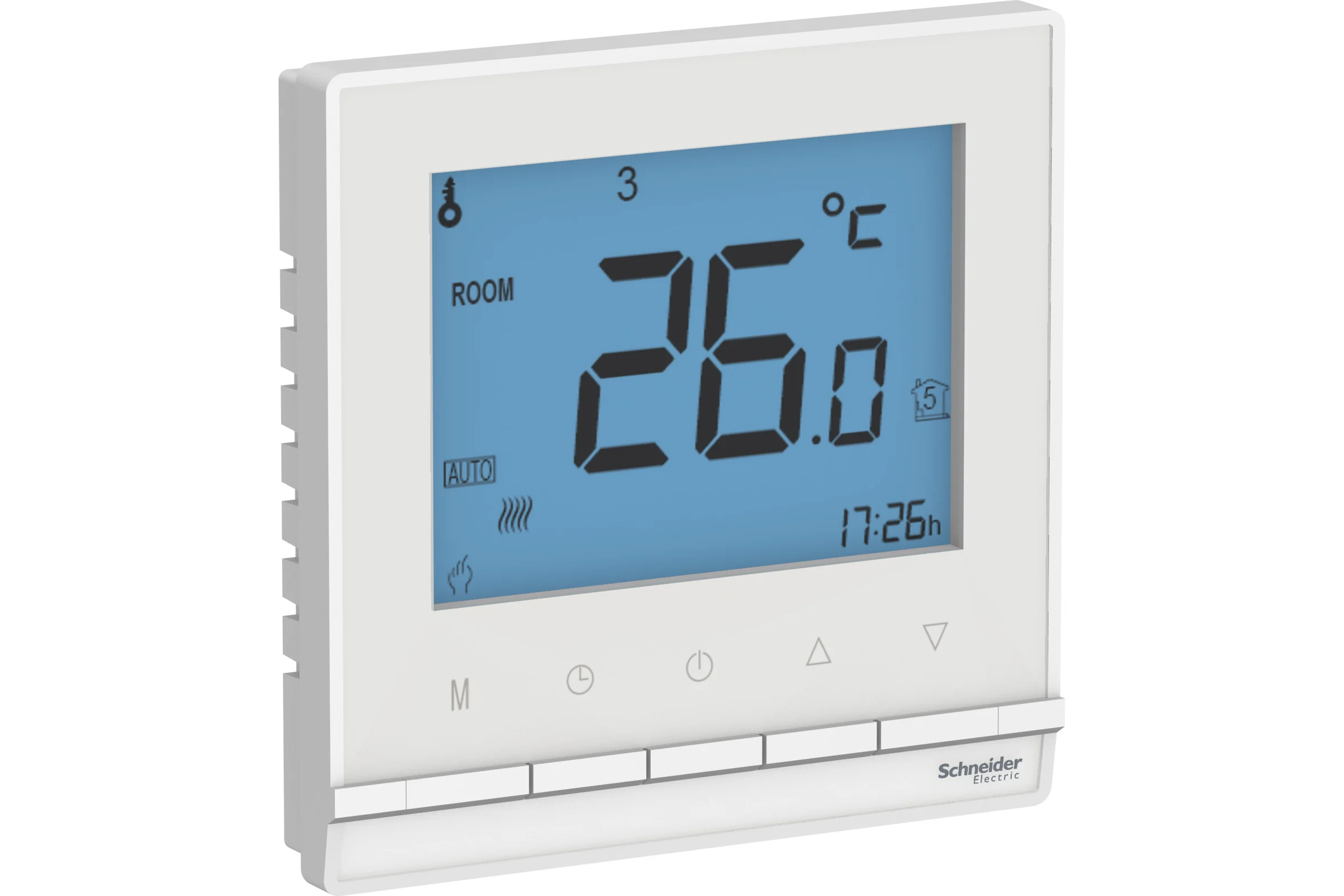 Терморегулятор с датчиком Systeme Electric (Schneider Electric) AtlasDesign, Белый, +5 до +35C, 16 A ATN000138
