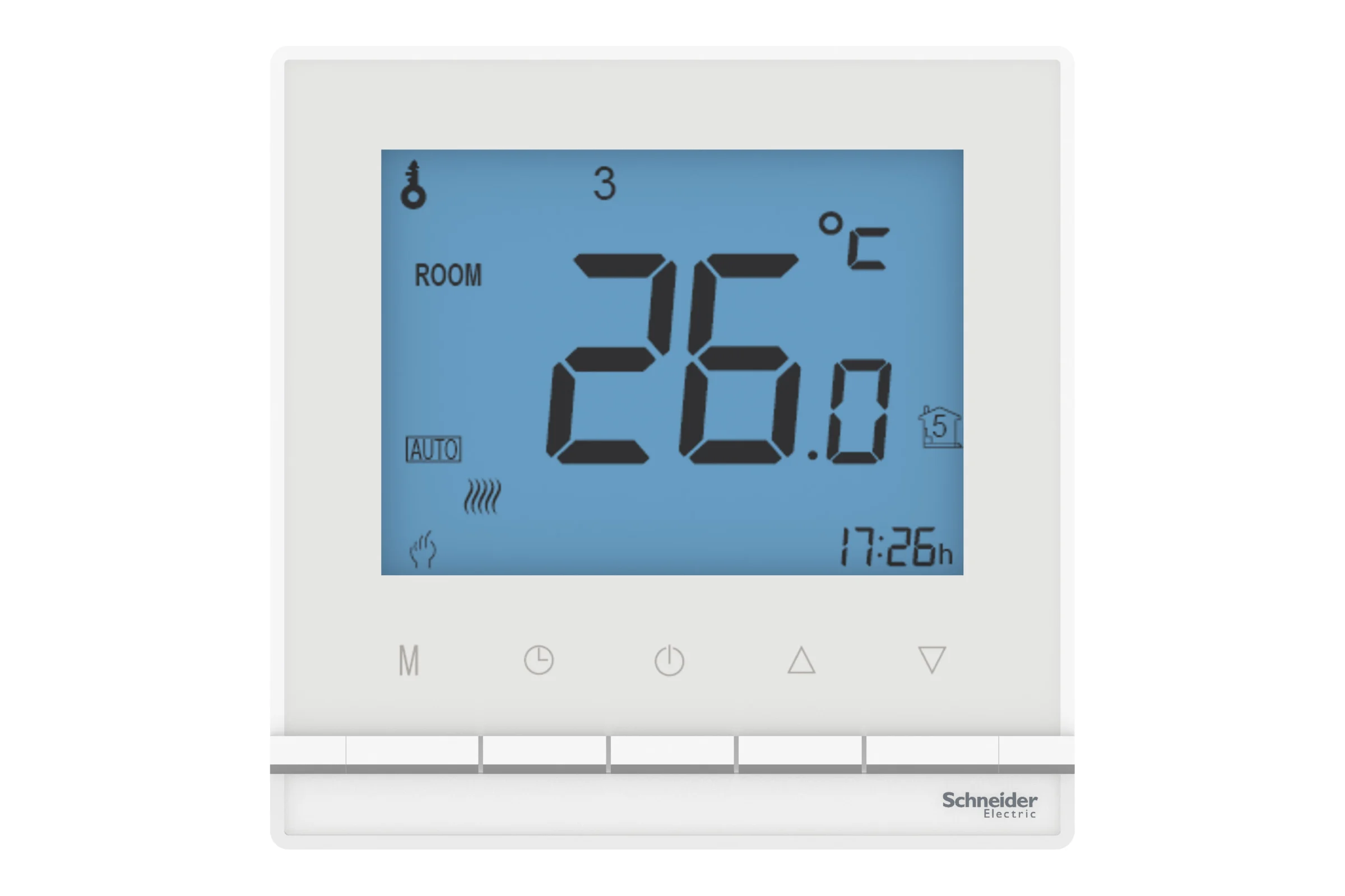 Терморегулятор с датчиком Systeme Electric (Schneider Electric) AtlasDesign, Белый, +5 до +35C, 16 A ATN000138