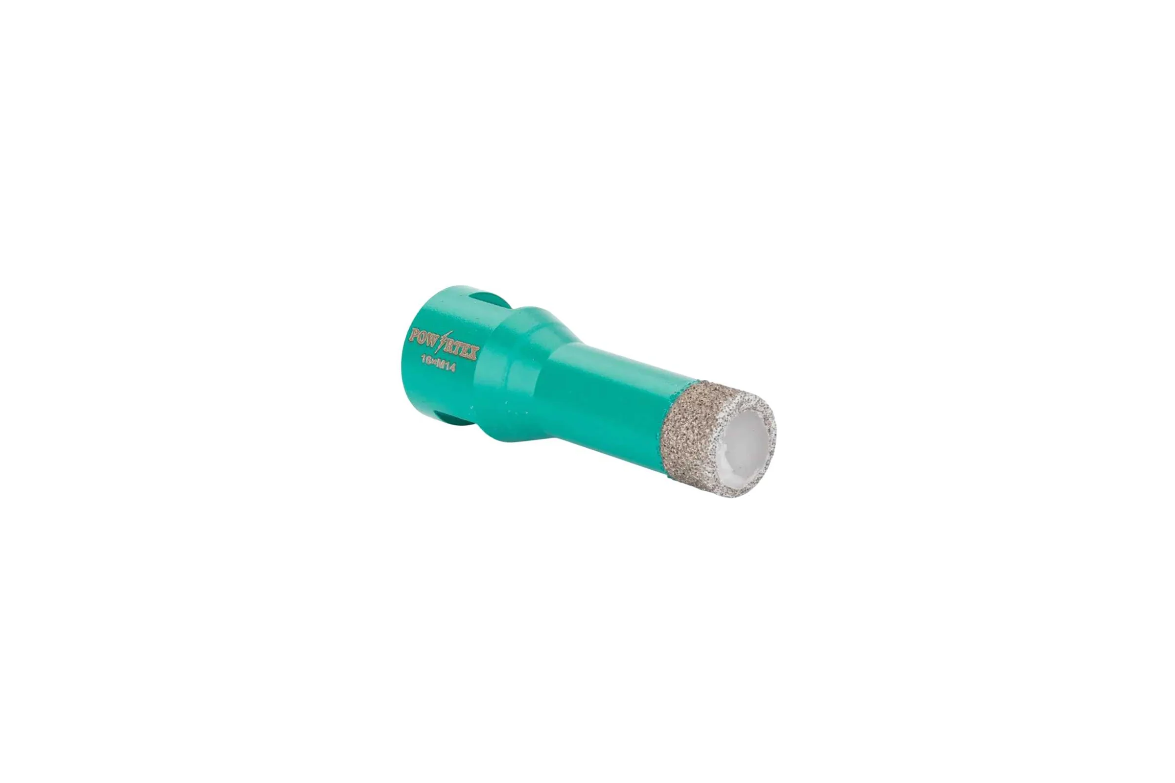 Коронка алмазная Powertex Super Hard, М14, с техническим воском 14х35 мм для дрели и УШМ по плитке 3A2217