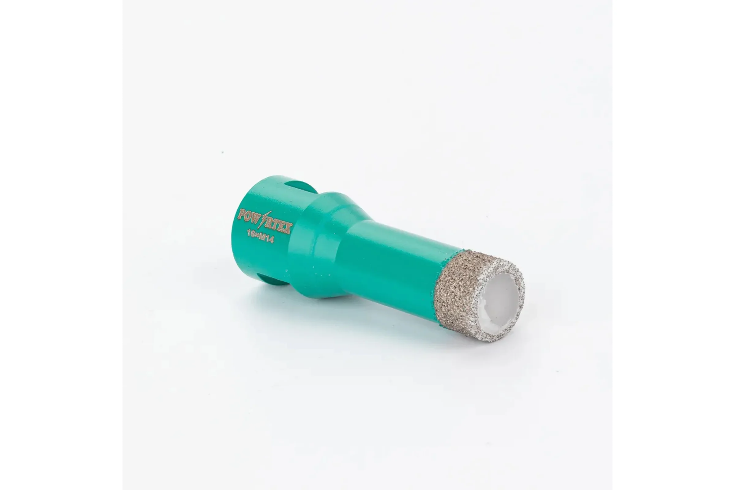 Коронка алмазная Powertex Super Hard, М14, с техническим воском 14х35 мм для дрели и УШМ по плитке 3A2217