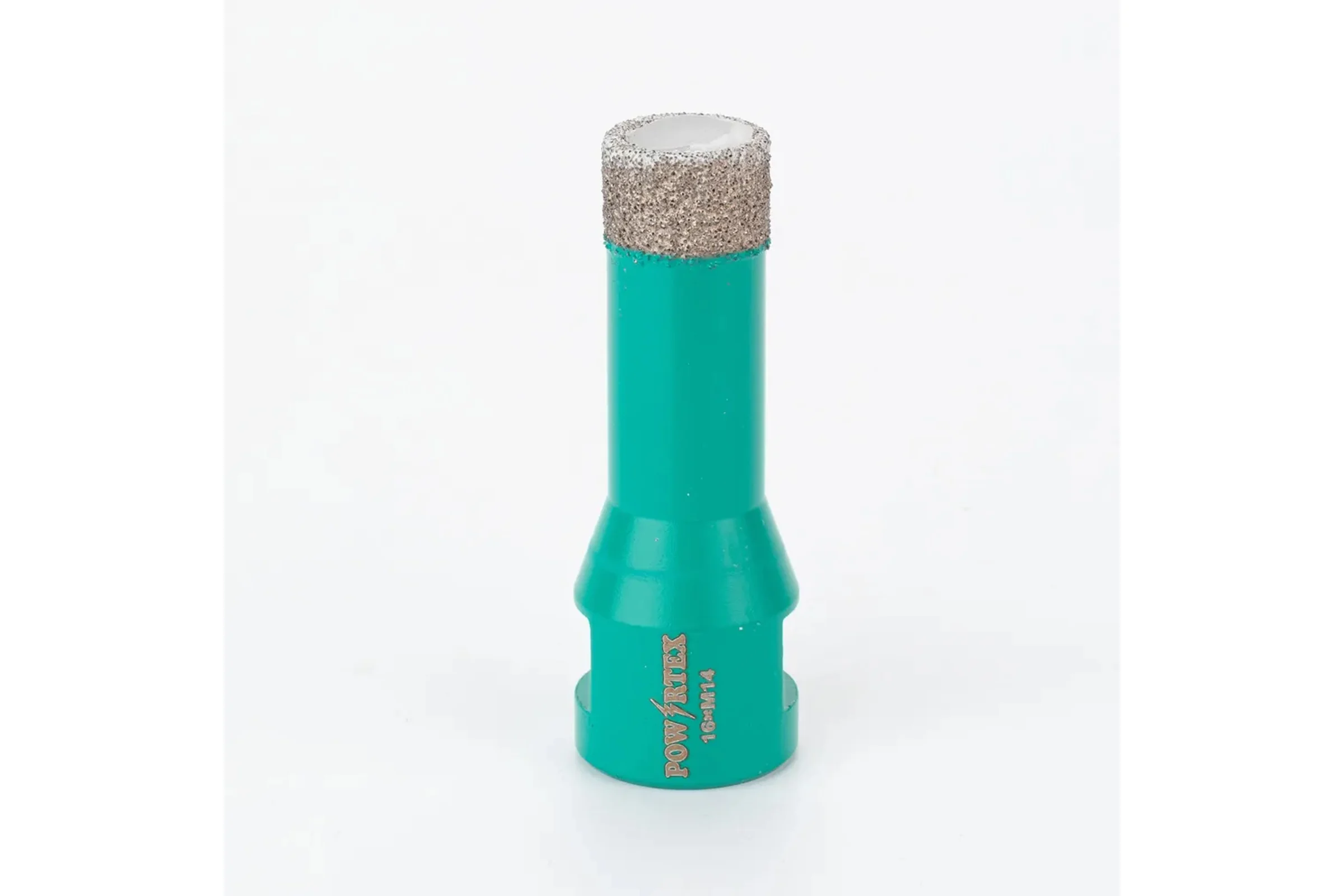 Коронка алмазная Powertex Super Hard, М14, с техническим воском 14х35 мм для дрели и УШМ по плитке 3A2217
