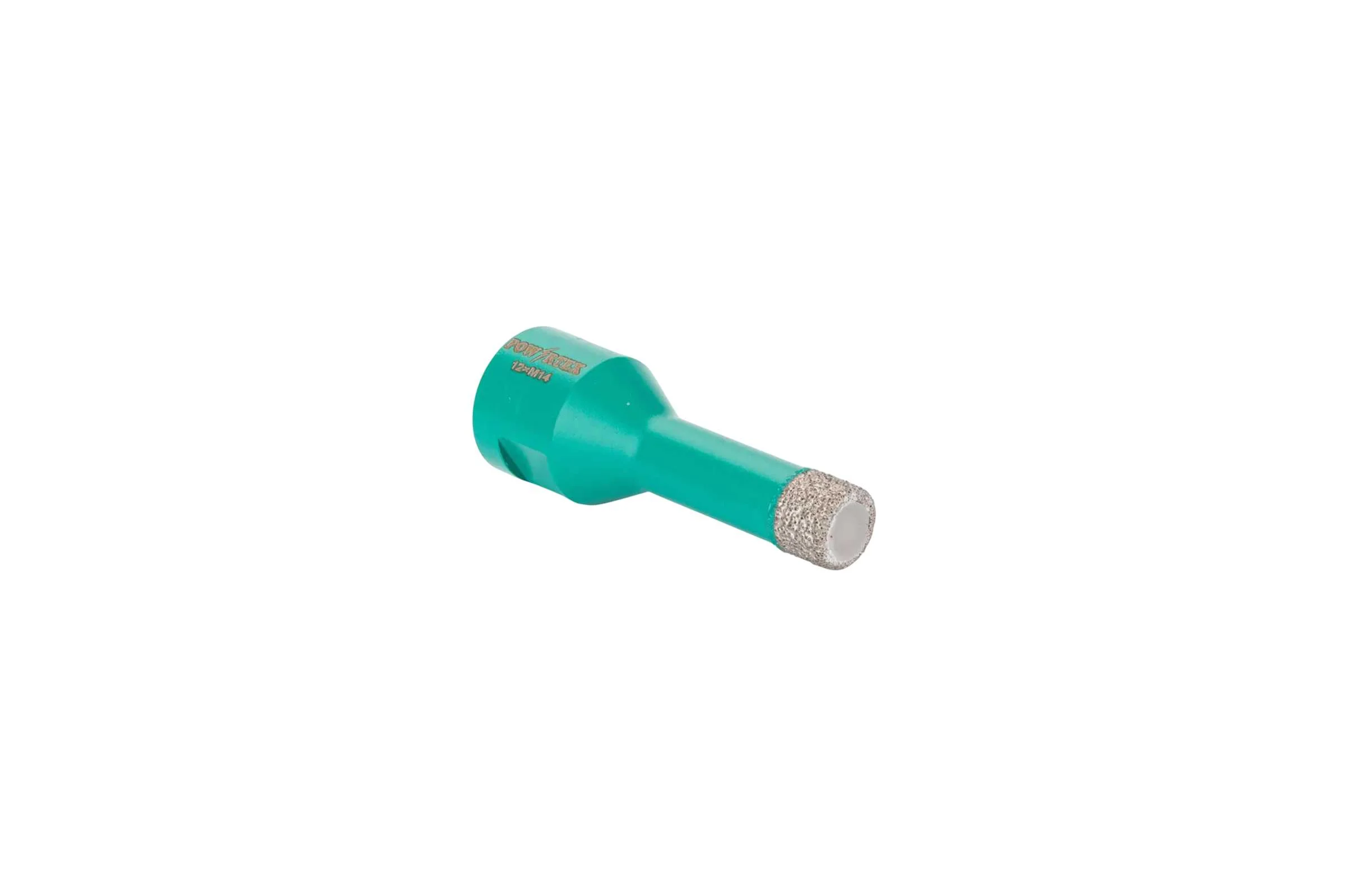 Коронка алмазная Powertex Super Hard, М14, с техническим воском 10х35 мм для дрели и УШМ по плитке 3A2215