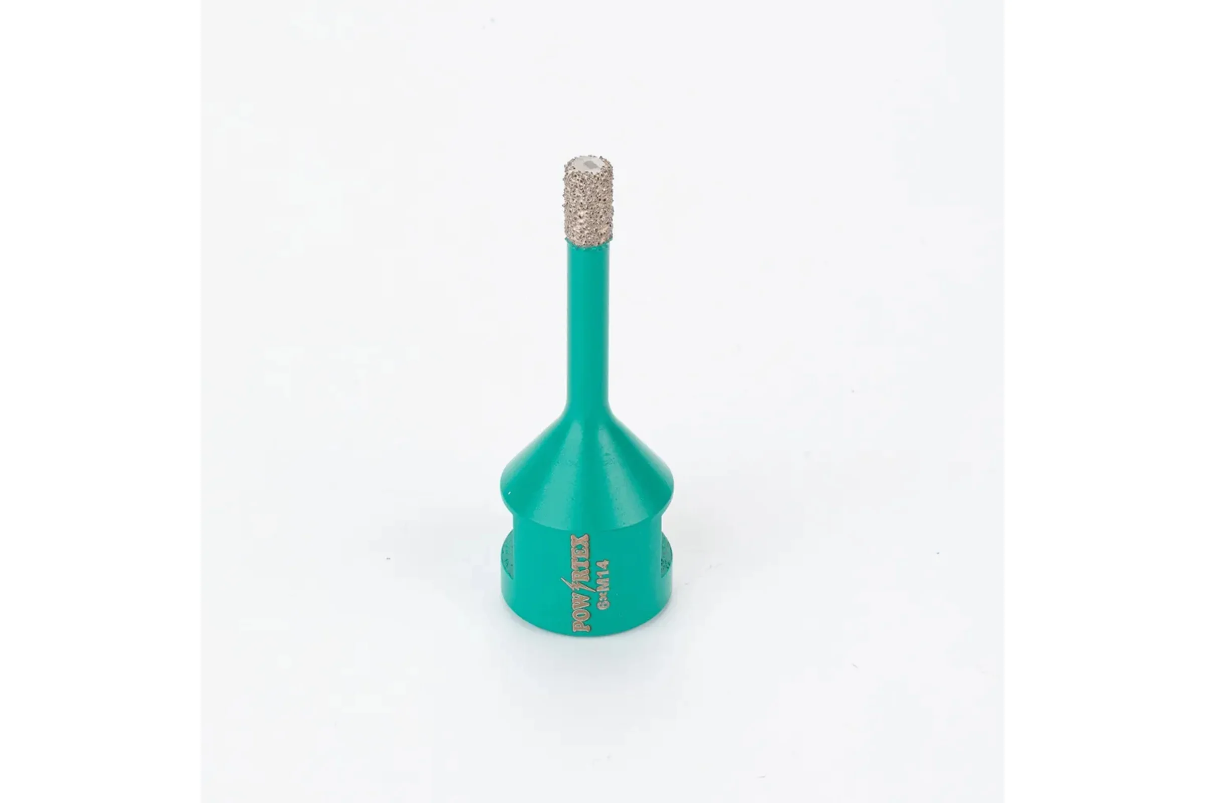 Коронка алмазная Powertex Super Hard, М14, с техническим воском 6х35 мм для дрели и УШМ по плитке 3A2213