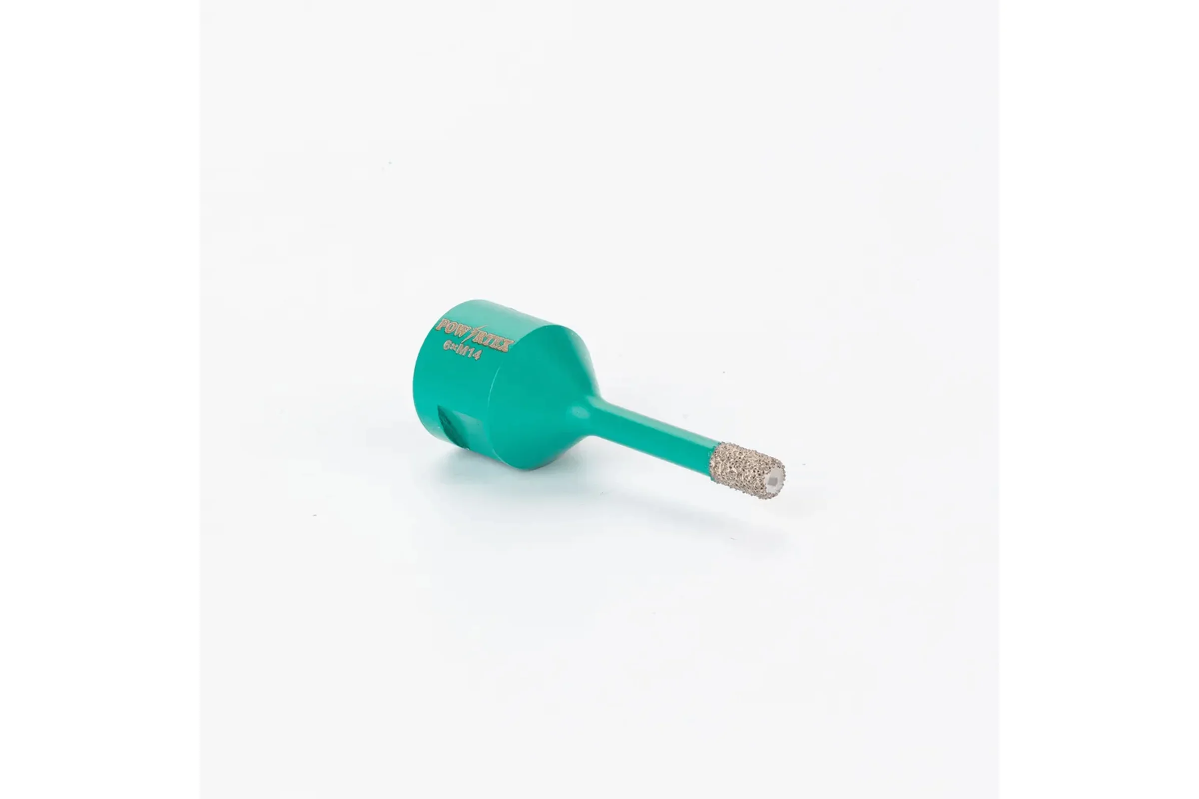 Коронка алмазная Powertex Super Hard, М14, с техническим воском 8х35 мм для дрели и УШМ по плитке 3A2214