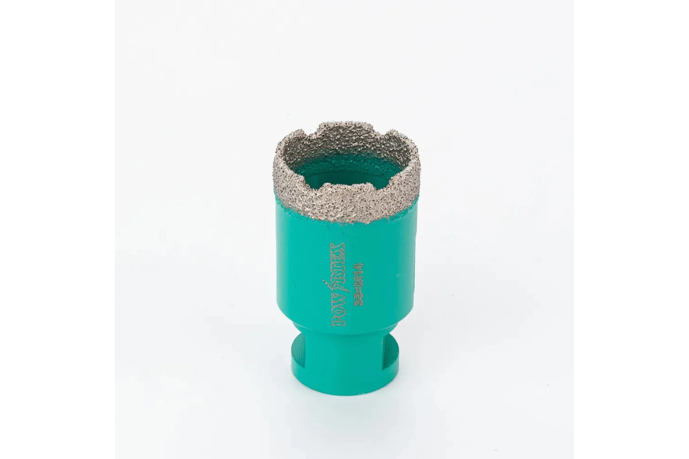 Коронка алмазная Powertex Super Hard 6T, М14 40х35 мм для дрели и УШМ по плитке 3A2222